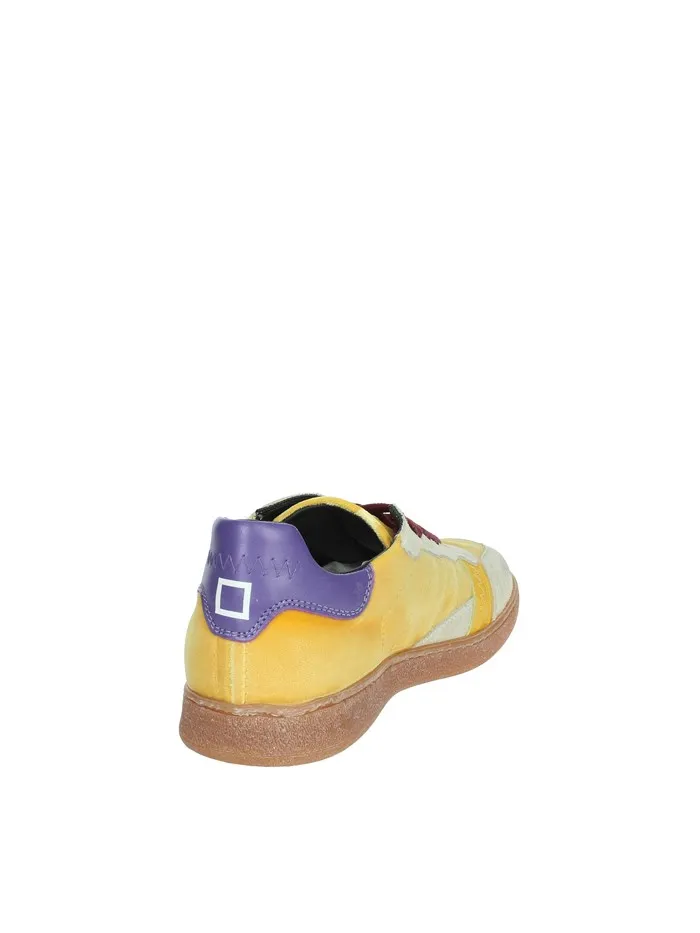 D.A.T.E.  SNEAKERS BASSA W391-SL-VE-GL GIALLO