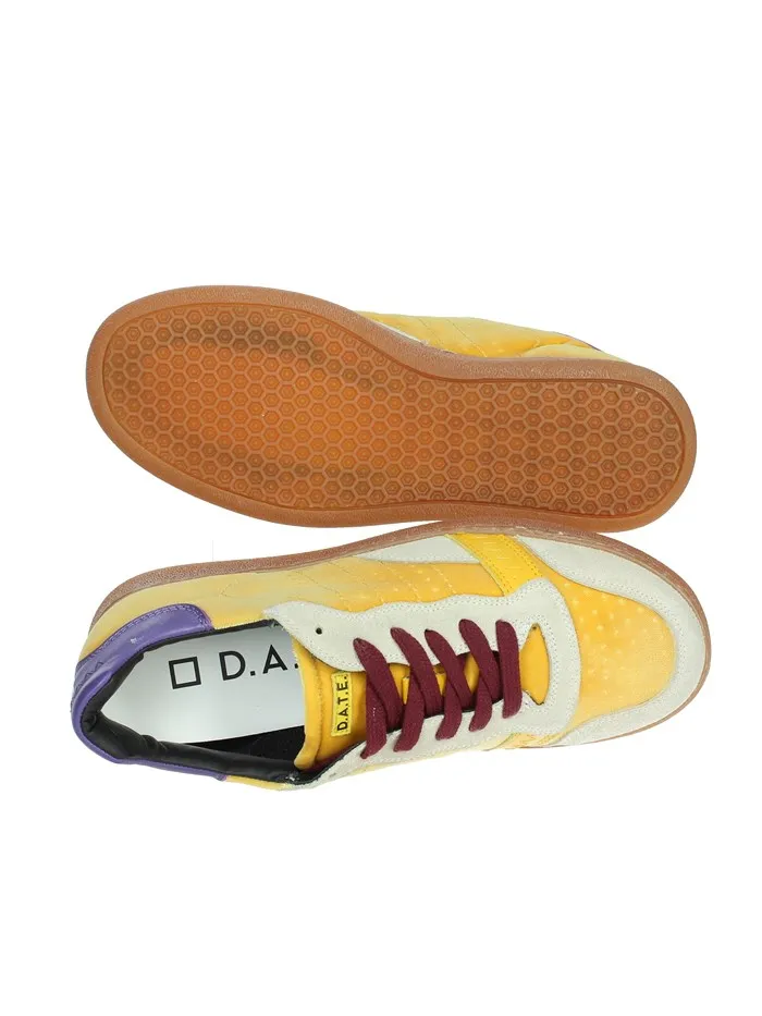 D.A.T.E.  SNEAKERS BASSA W391-SL-VE-GL GIALLO