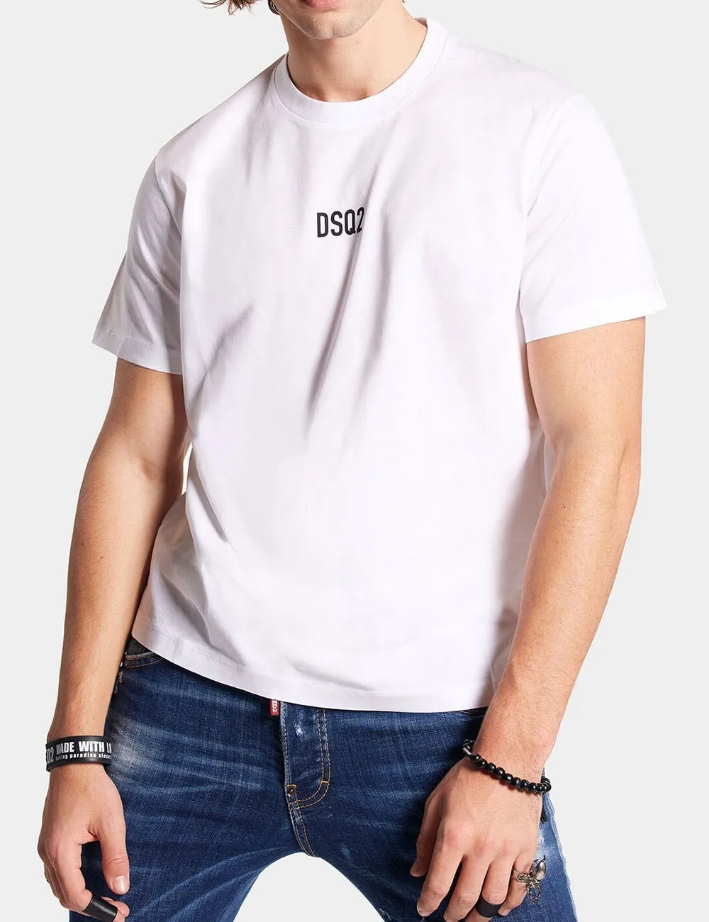 Dsquared2     Maglietta Boxer Mini Dsq2 Bianco