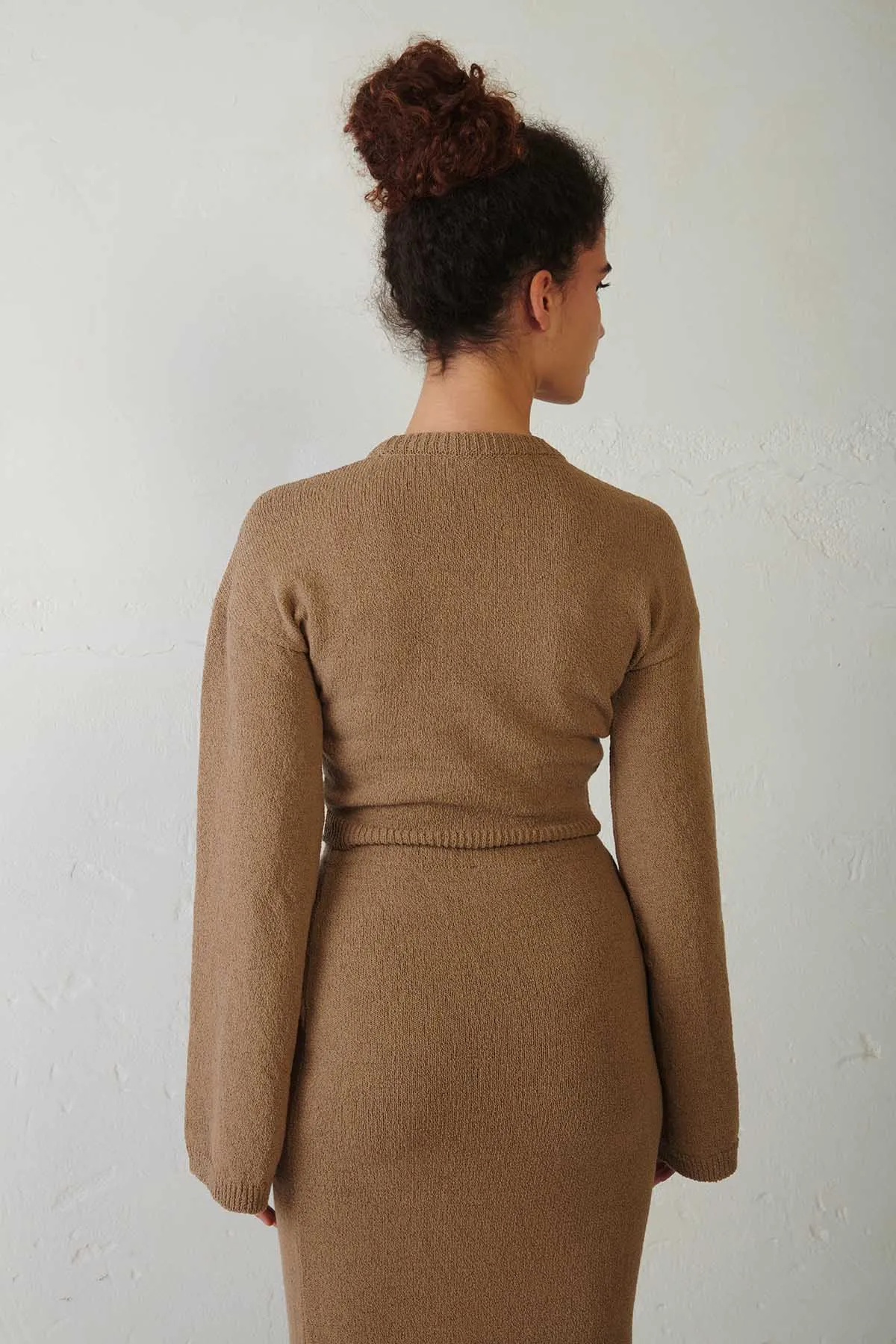 ERIKA CAVALLINI Maglia cropped con piercing