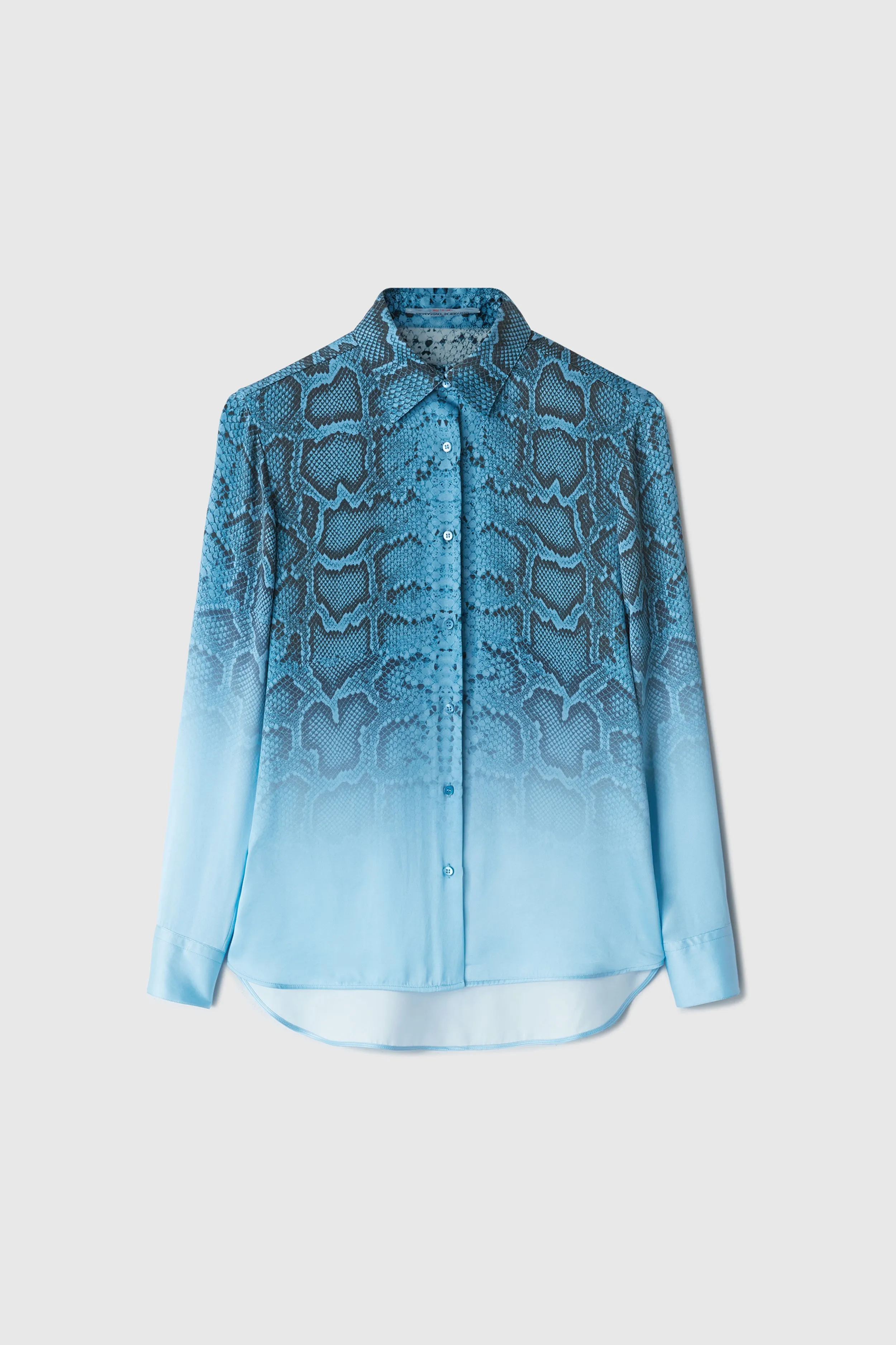 ERMANNO SCERVINO  Camicia in tessuto blu