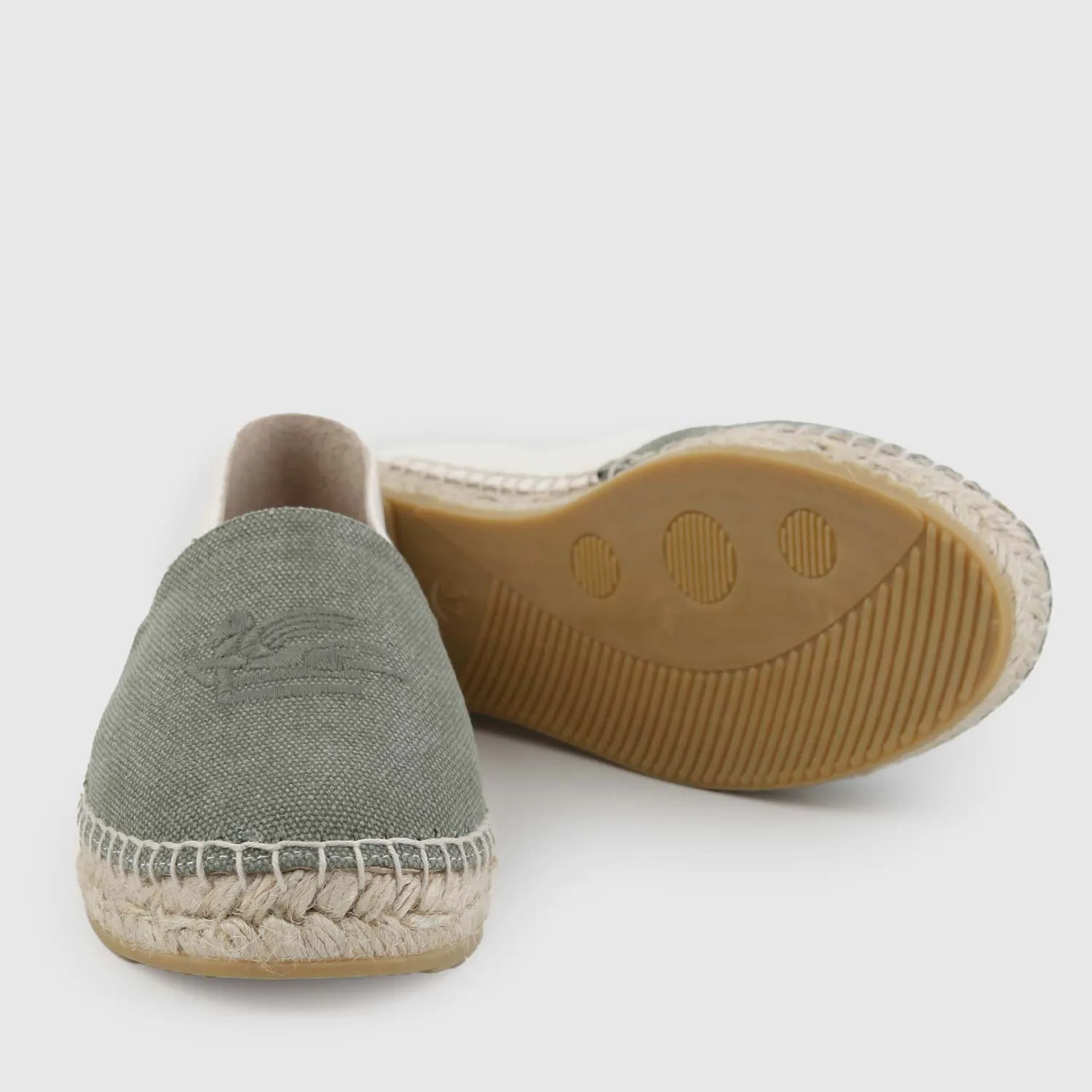 Espadrillas Bianche E Verdi Ragazzo