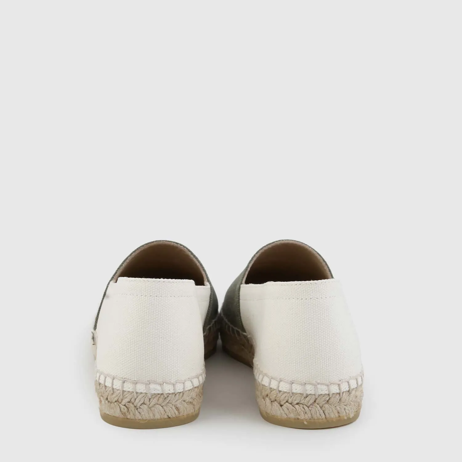 Espadrillas Bianche E Verdi Ragazzo