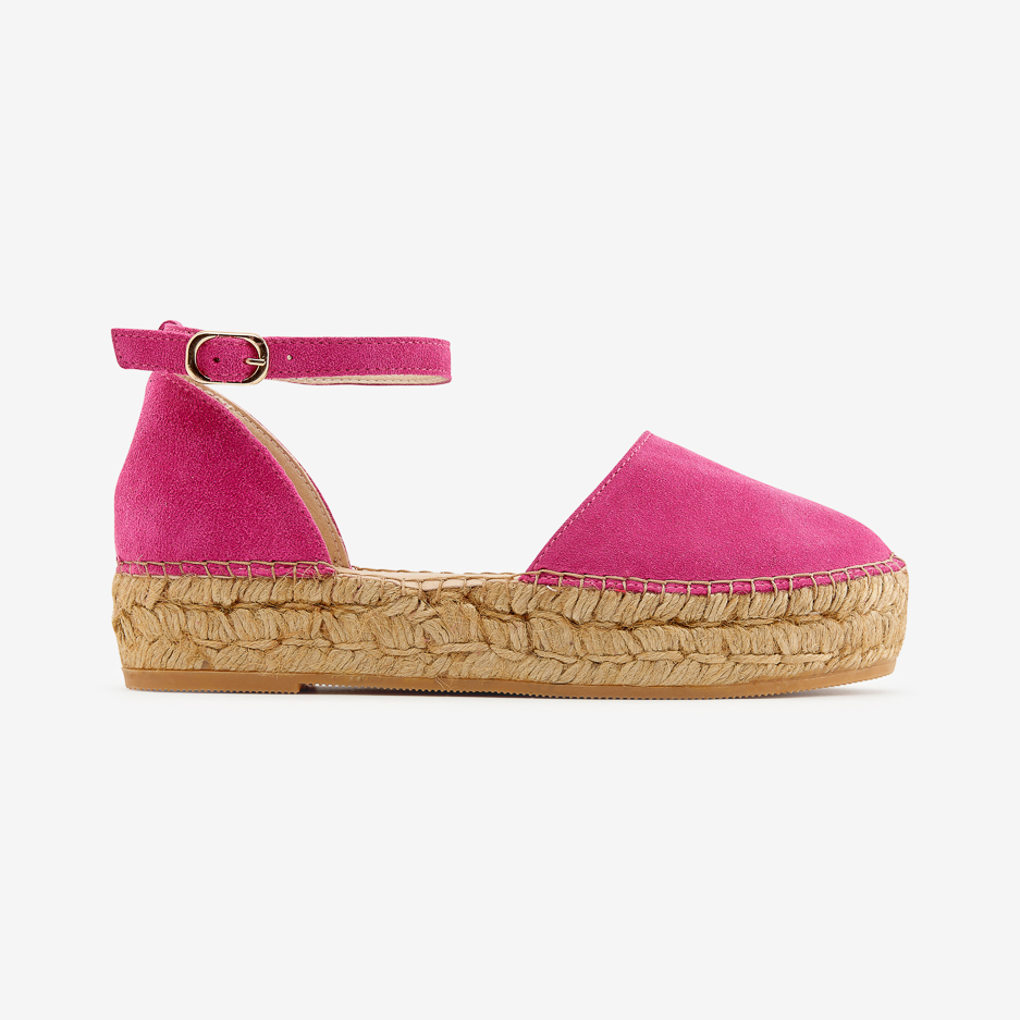 Espadrillas Fuxia con Cinturino