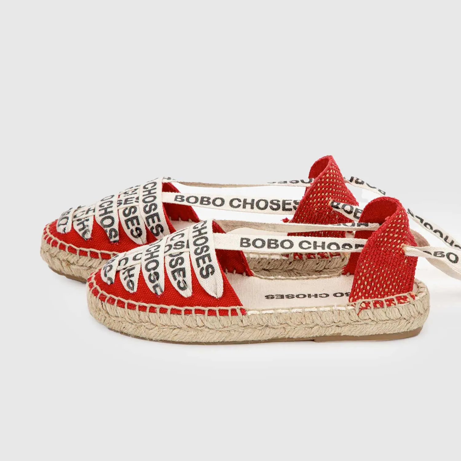 Espadrillas Rosse Con Corda