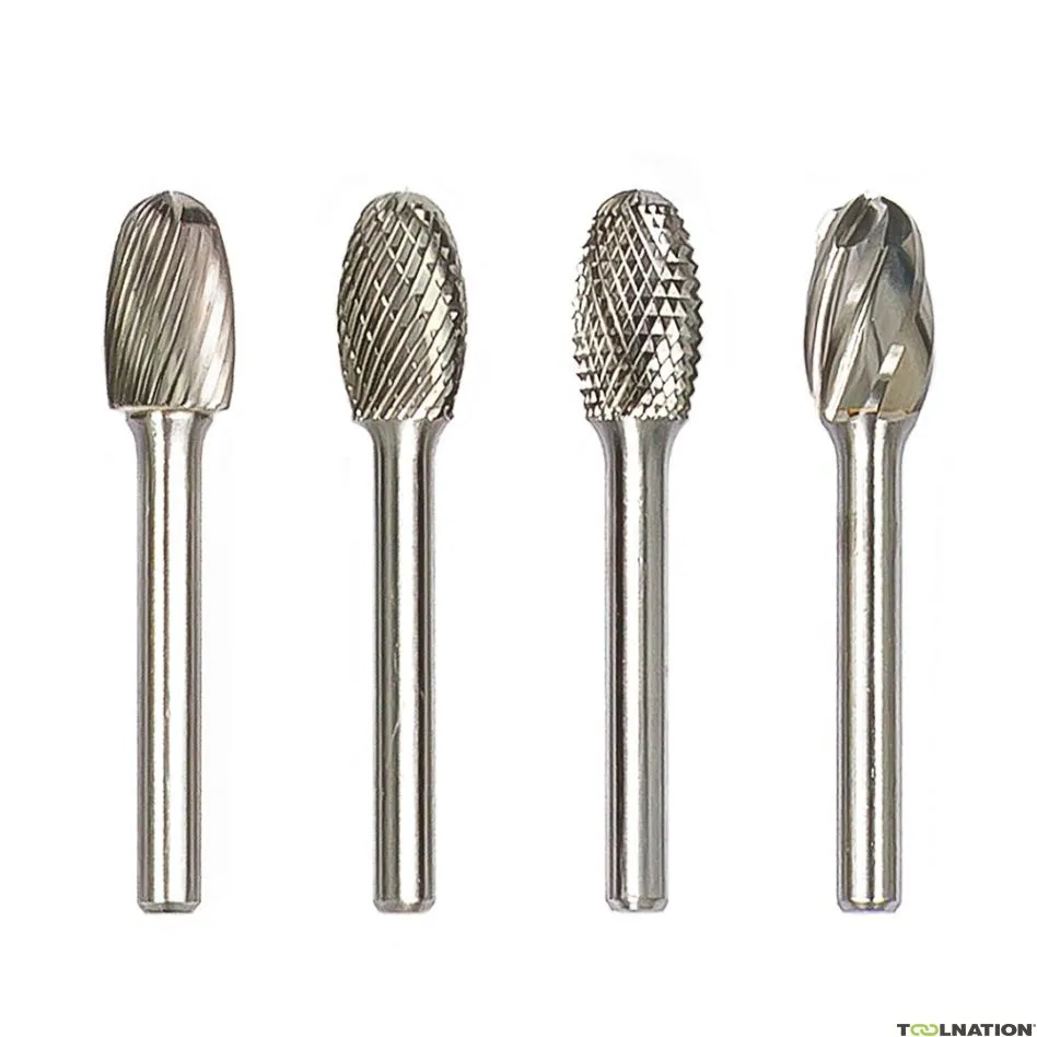 Euroboor 57418060601004 RB.E0606 Frese, bava a forma di dente incrociato, modello E, D 6 mm, L 10 mm