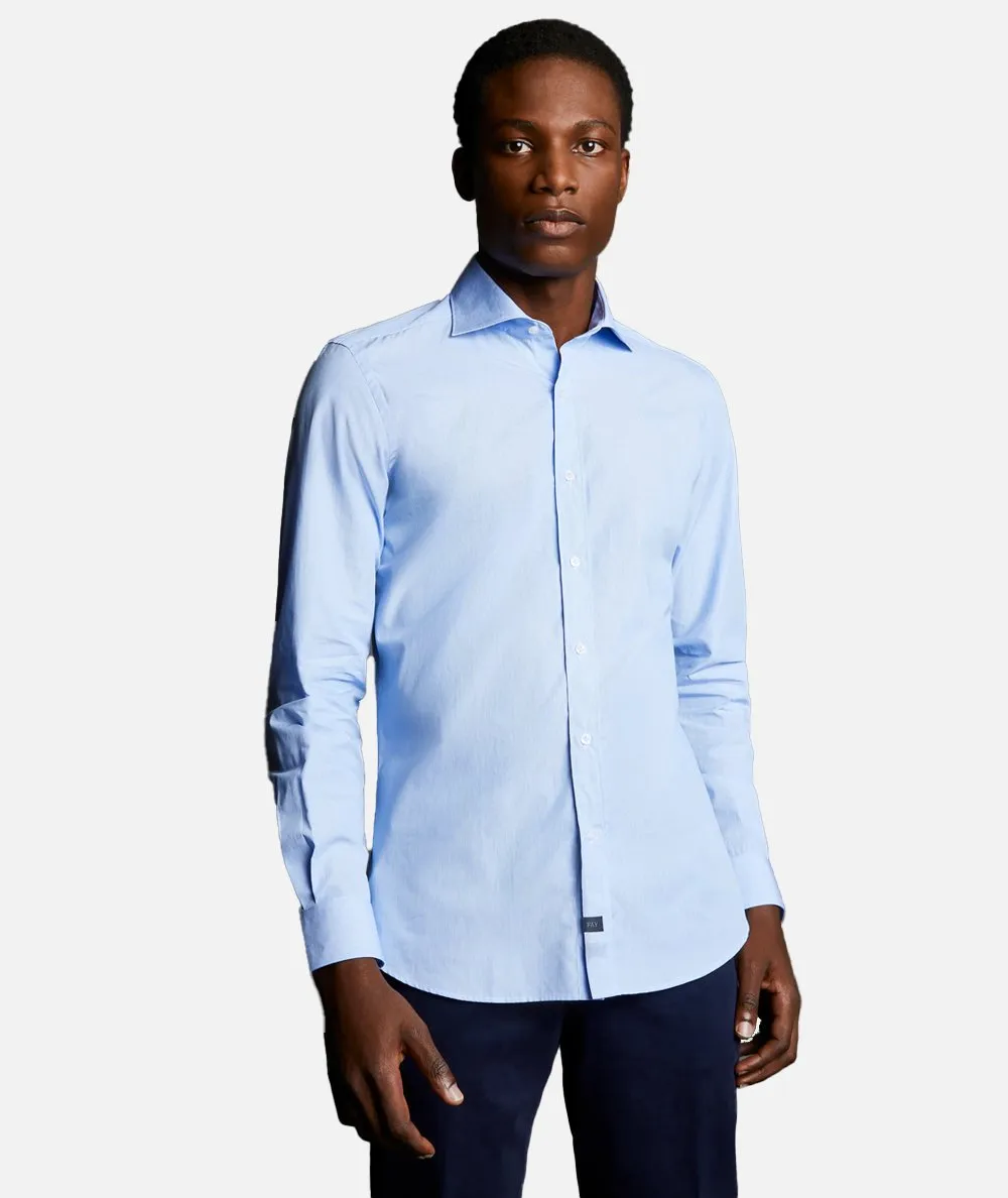 FAY--Camicia collo francese