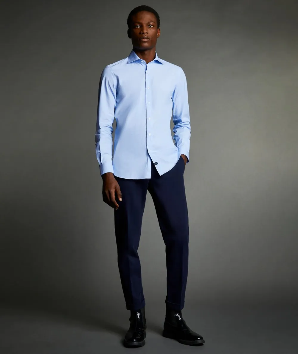 FAY--Camicia collo francese