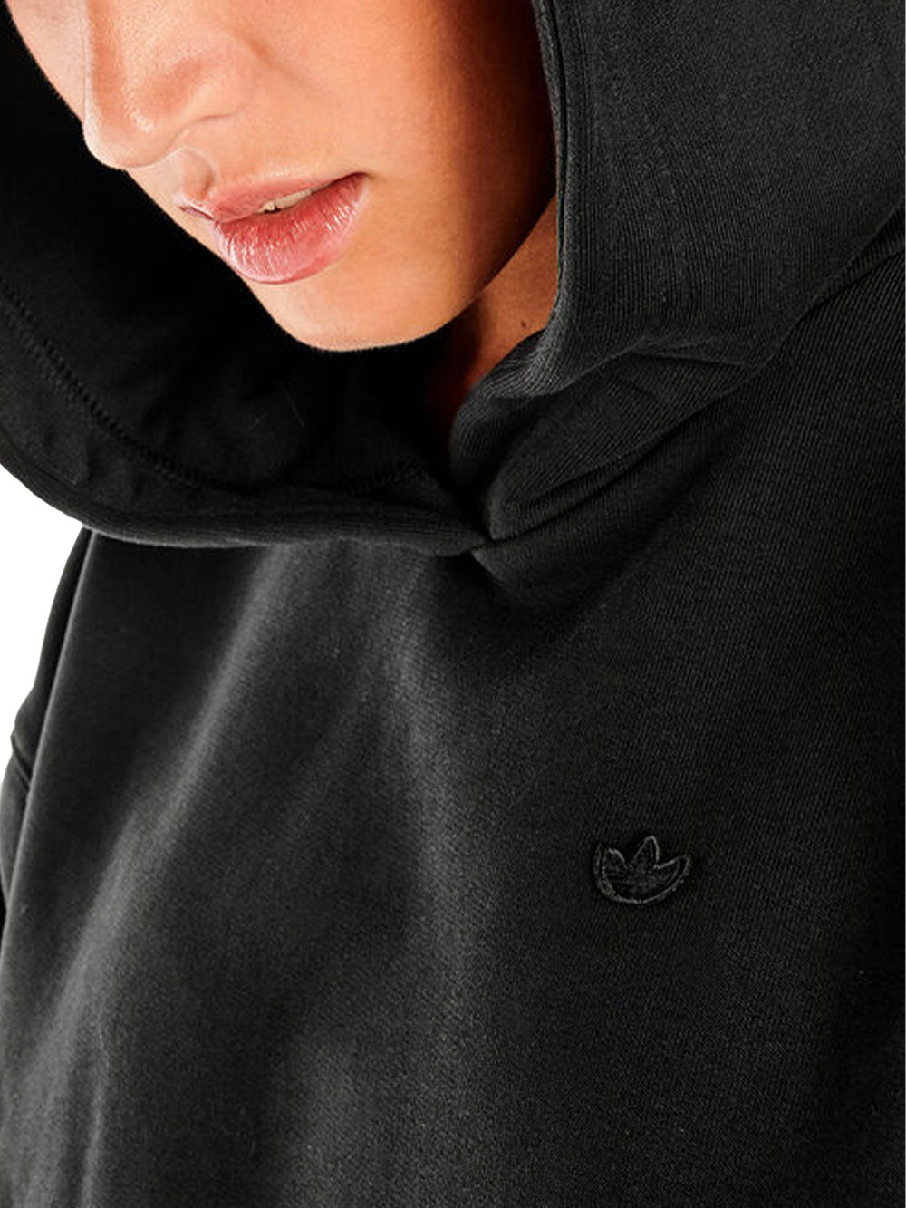 Felpa ADIDAS Donna HOODIE Nero