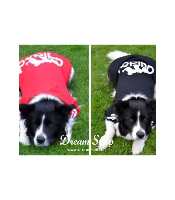 Felpa Adidog Rosso BIG