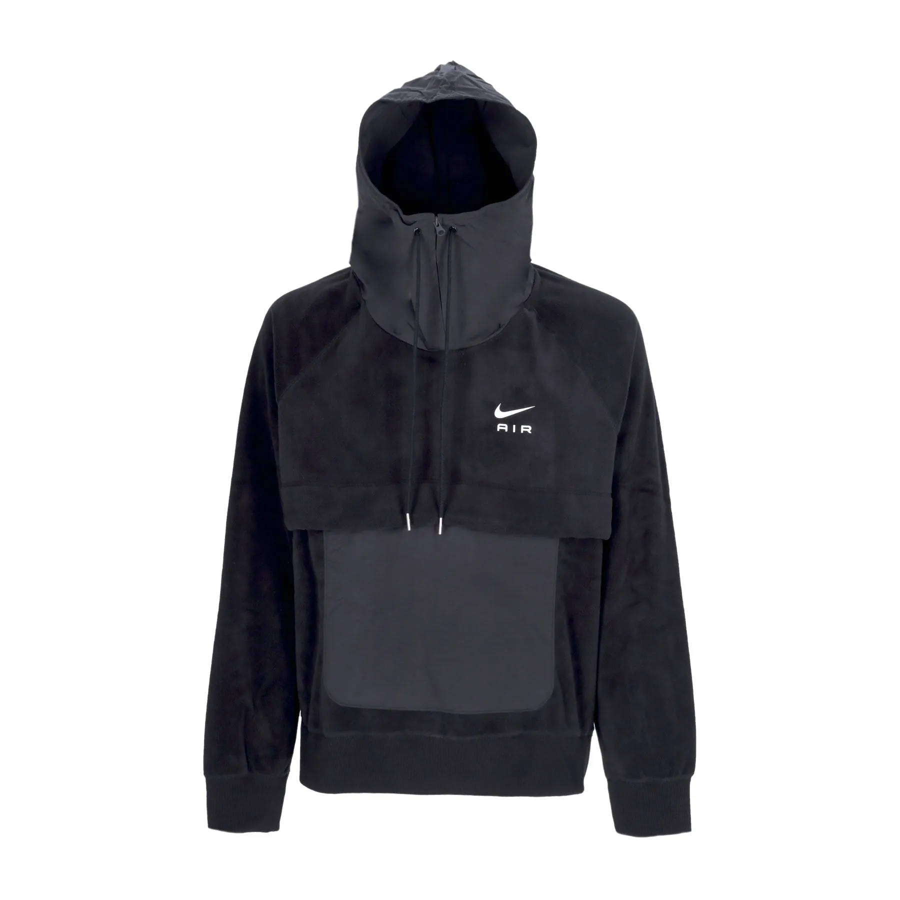 Felpa Cappuccio Uomo Sportswear Air Tf Winterized Hoodie Black/white