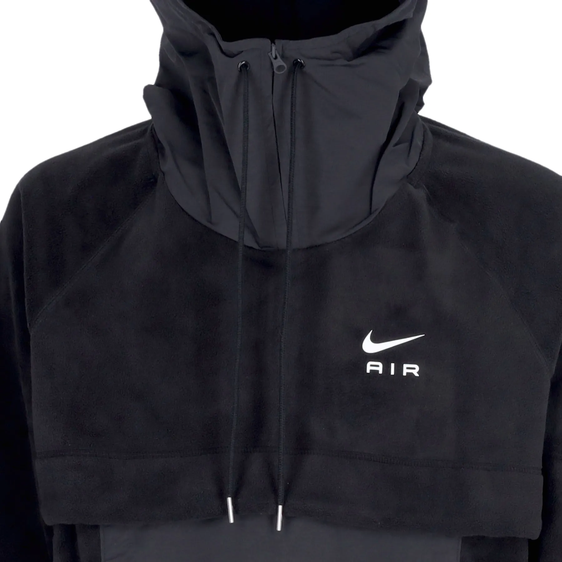 Felpa Cappuccio Uomo Sportswear Air Tf Winterized Hoodie Black/white