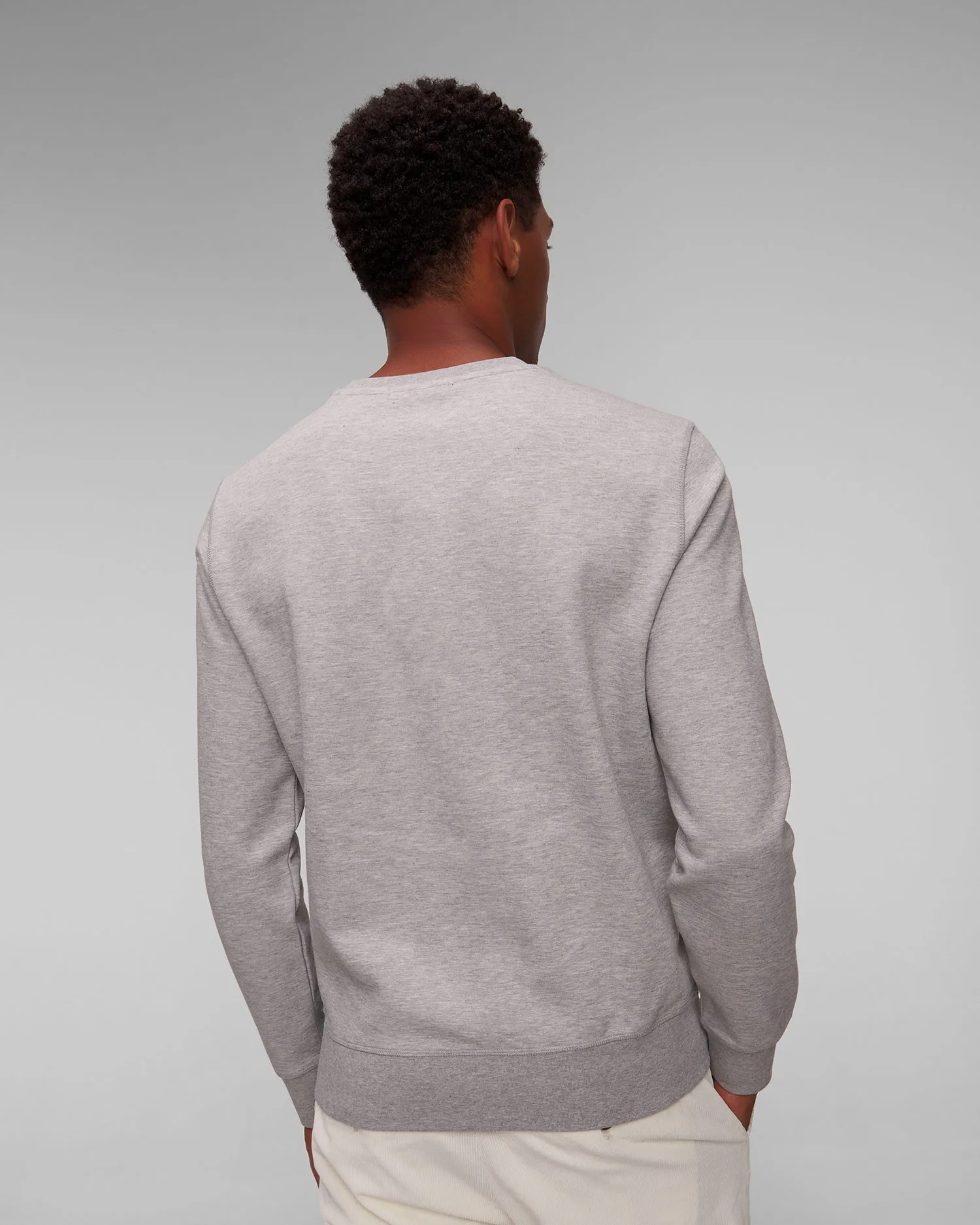 Felpa grigia da uomo Ralph Lauren RLX Golf Knit-sweatshirt 785A56853-20
