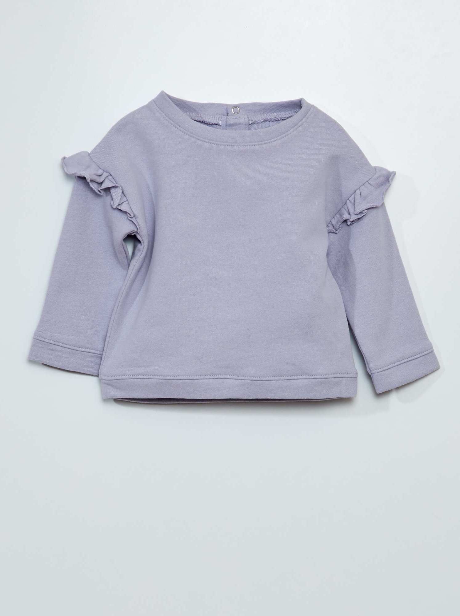 Felpa in french terry - BLU
