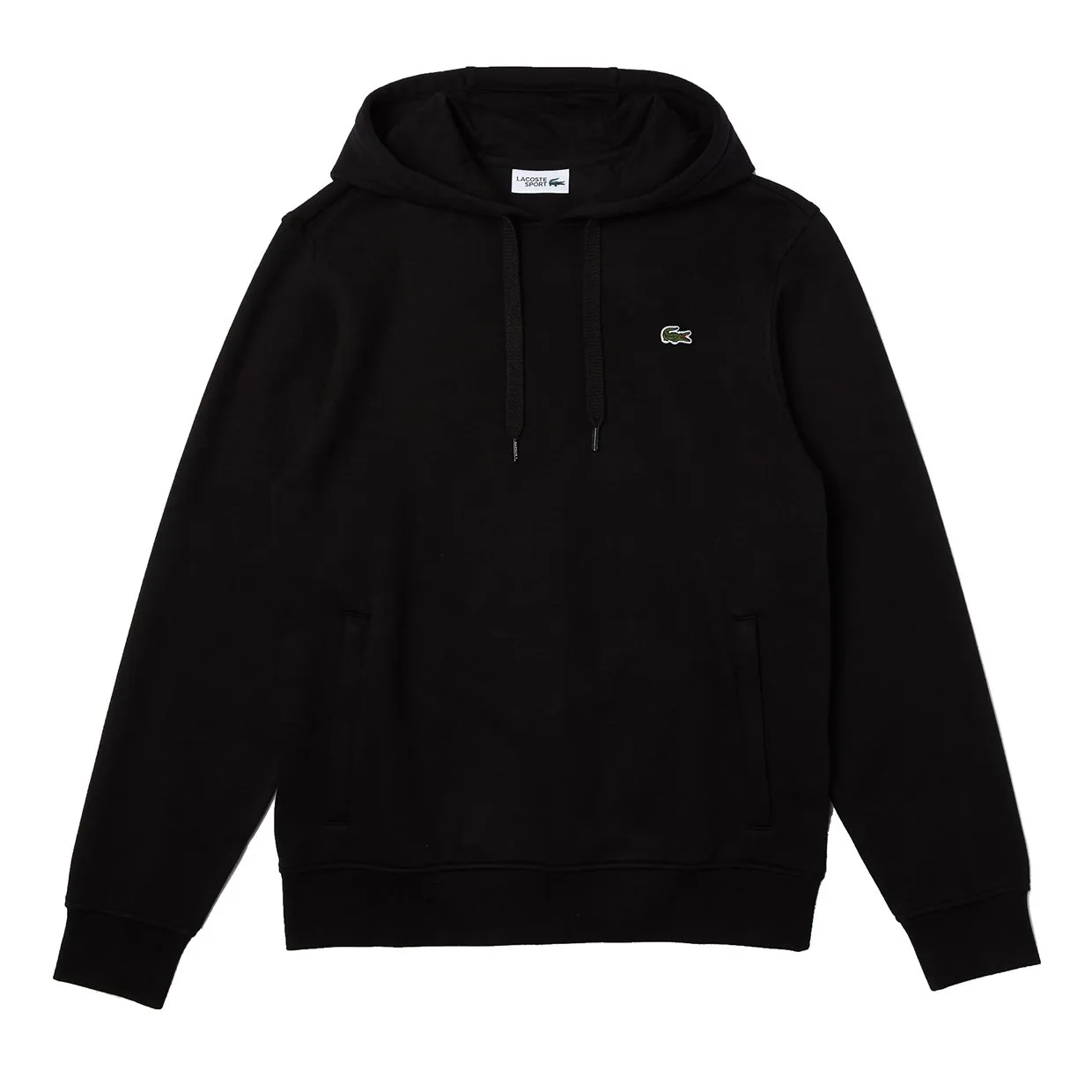 Felpa Lacoste Con Cappuccio Nero