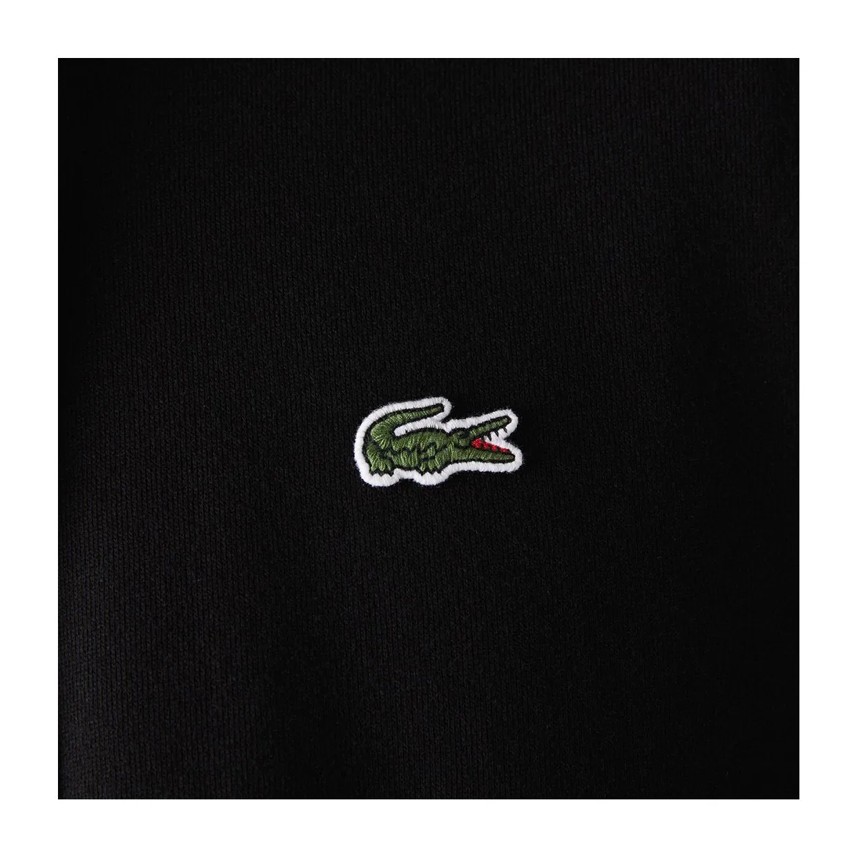 Felpa Lacoste Con Cappuccio Nero