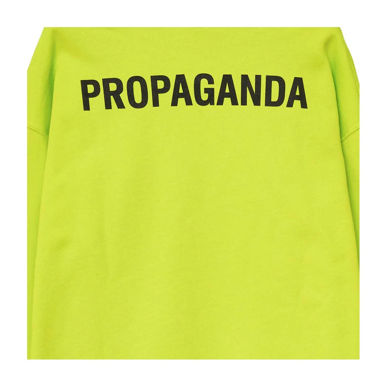 Felpa Logo Propaganda Verde Lime