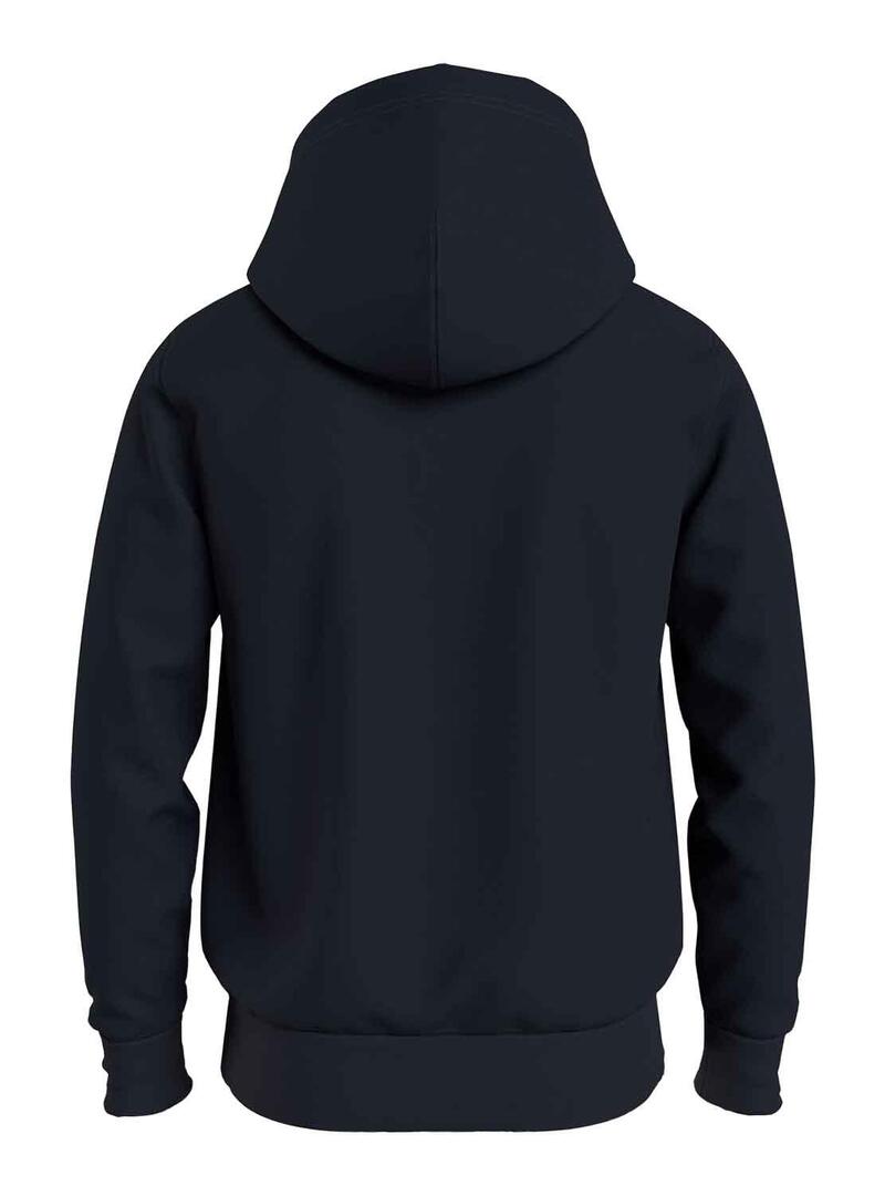 Felpa Tommy Hilfiger Jumpsuittipo Roundall Blu Navy