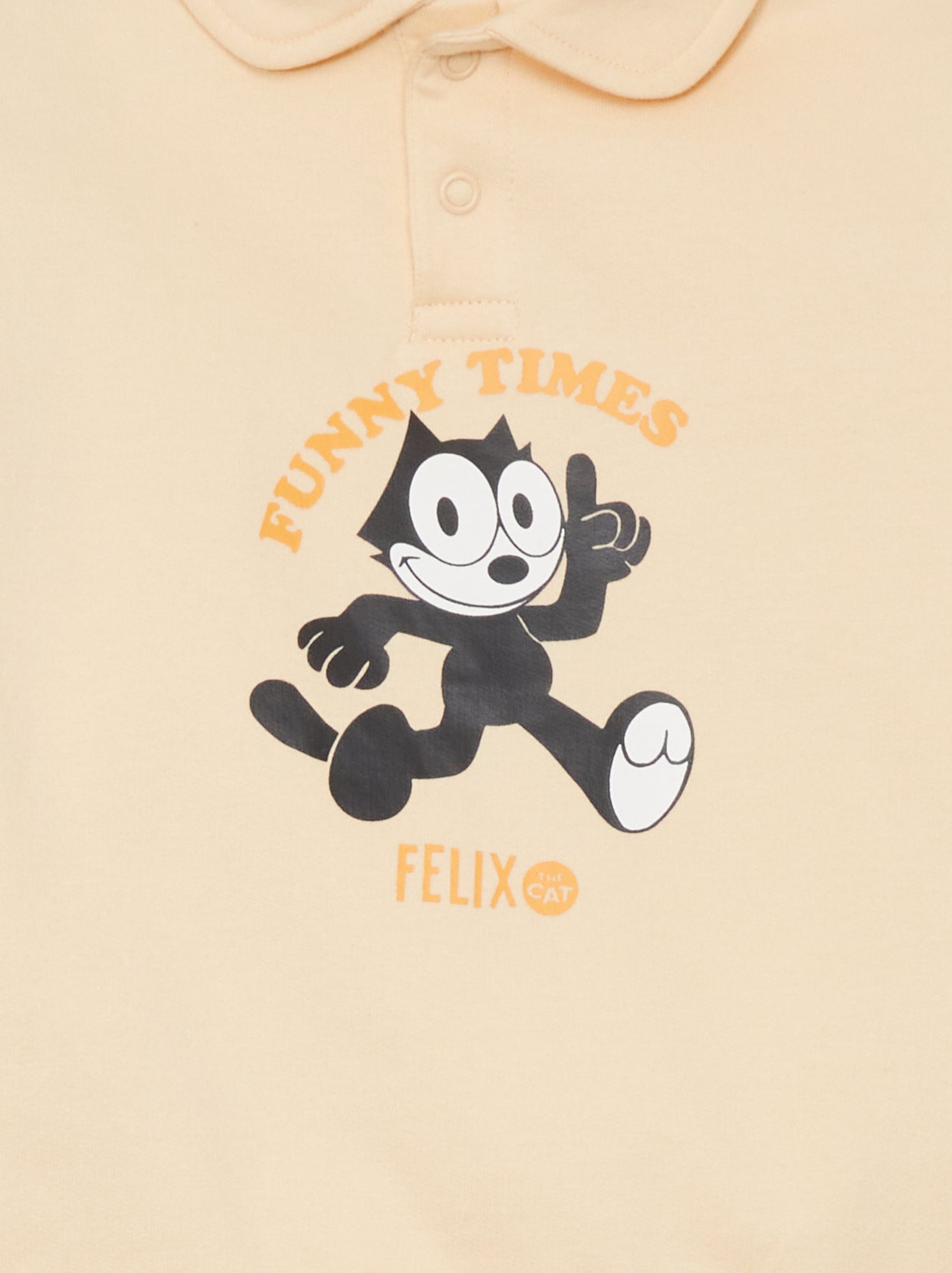 Felpa 'Felix the cat' - BEIGE