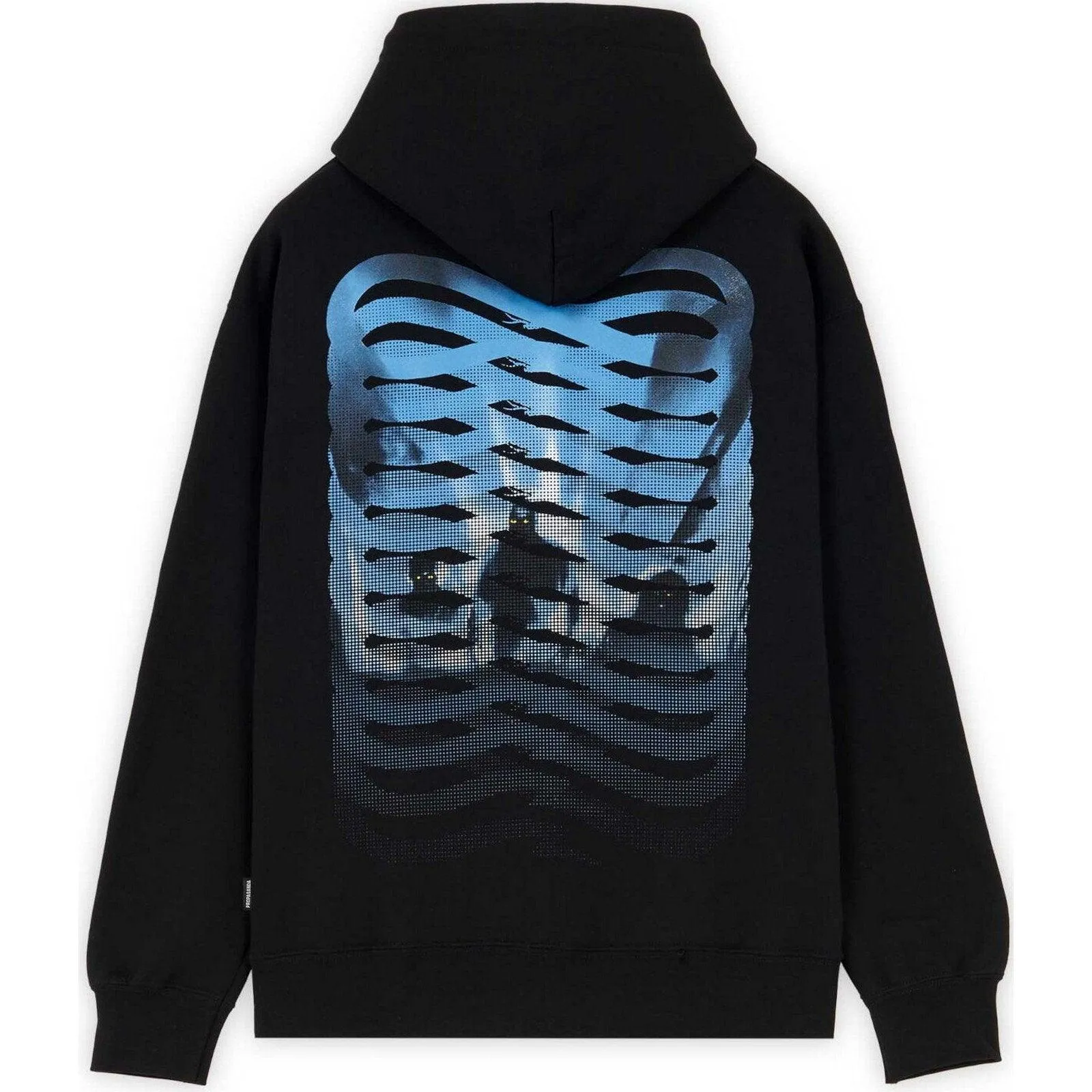 Felpe con cappuccio Uomo Propaganda - Ribs Demoni Hoodie - Nero