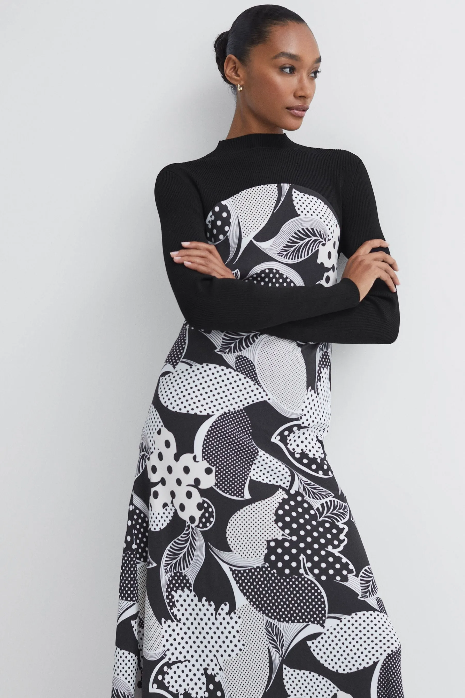 Florere - Hybrid - Abito midi in maglia