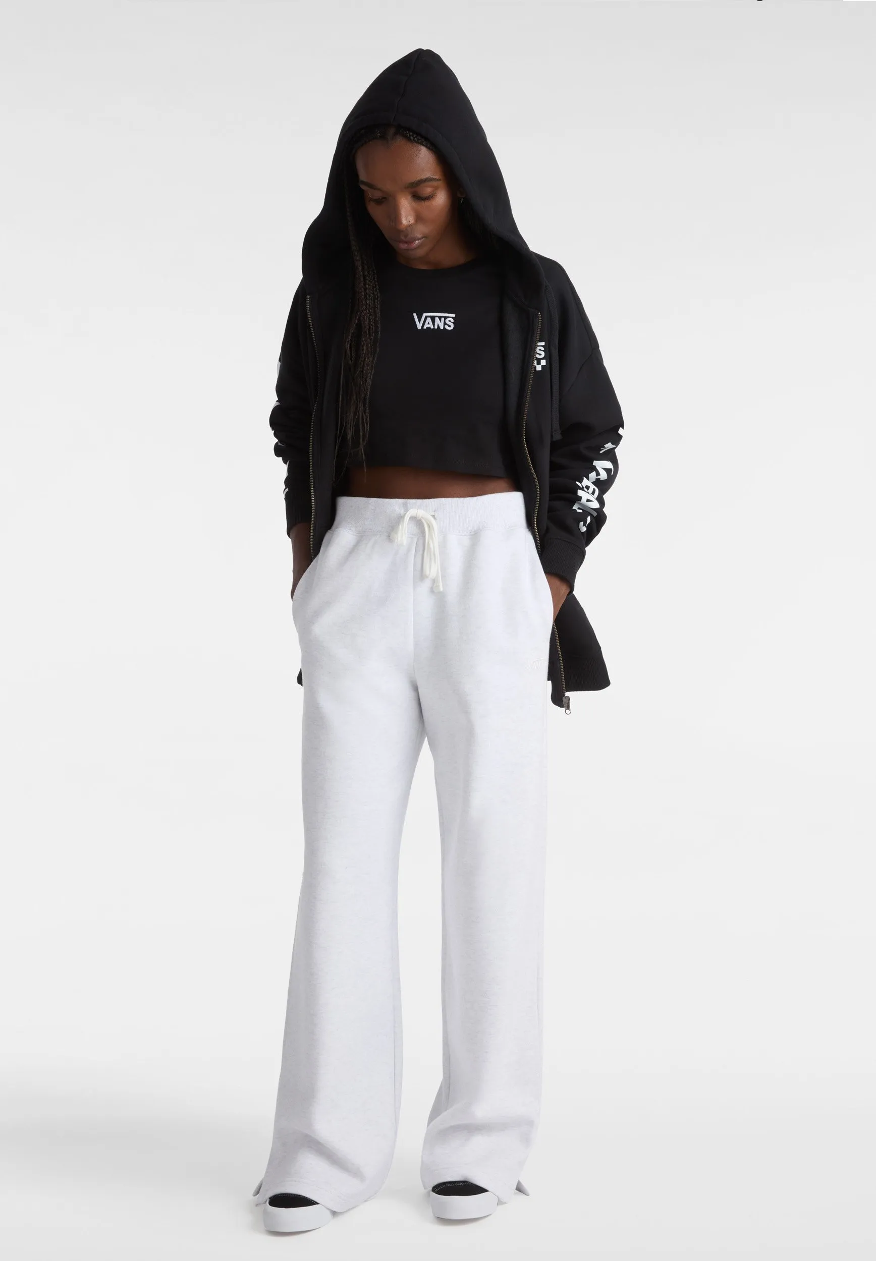 FLYING V CREW CROP - T-shirt con stampa