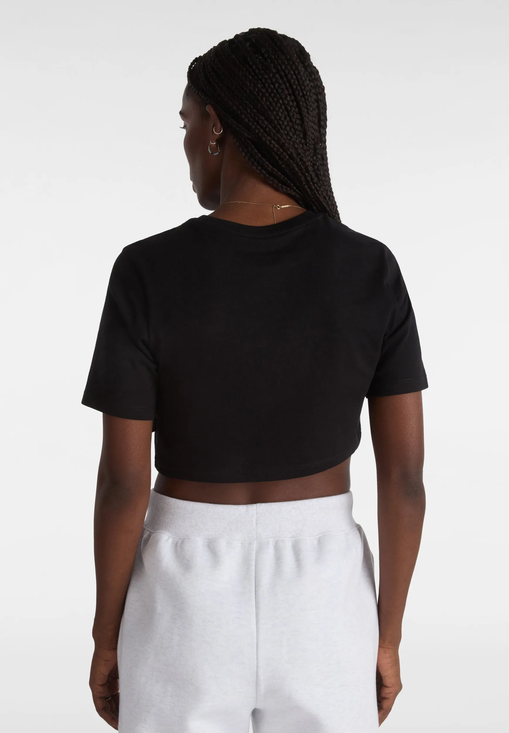 FLYING V CREW CROP - T-shirt con stampa