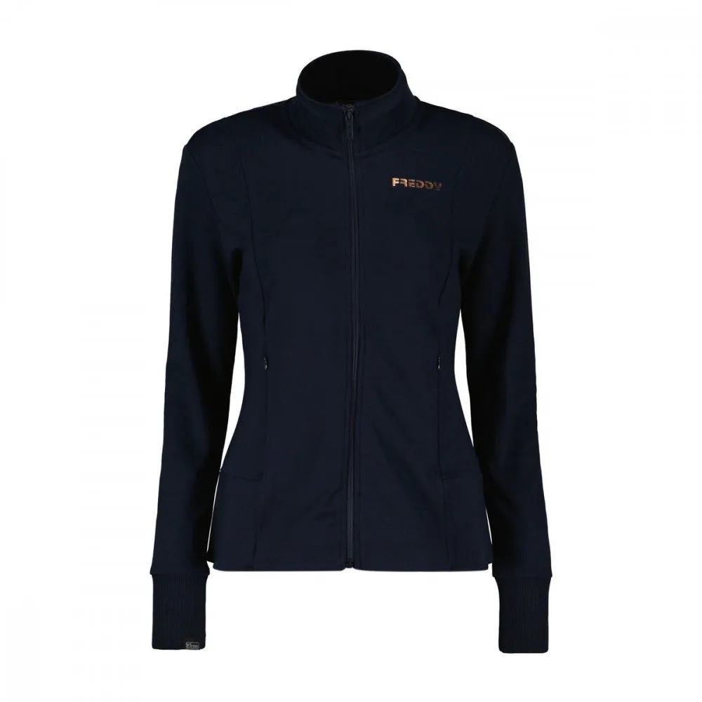 FREDDY FELPA FULL ZIP BASIC COTTON DONNA