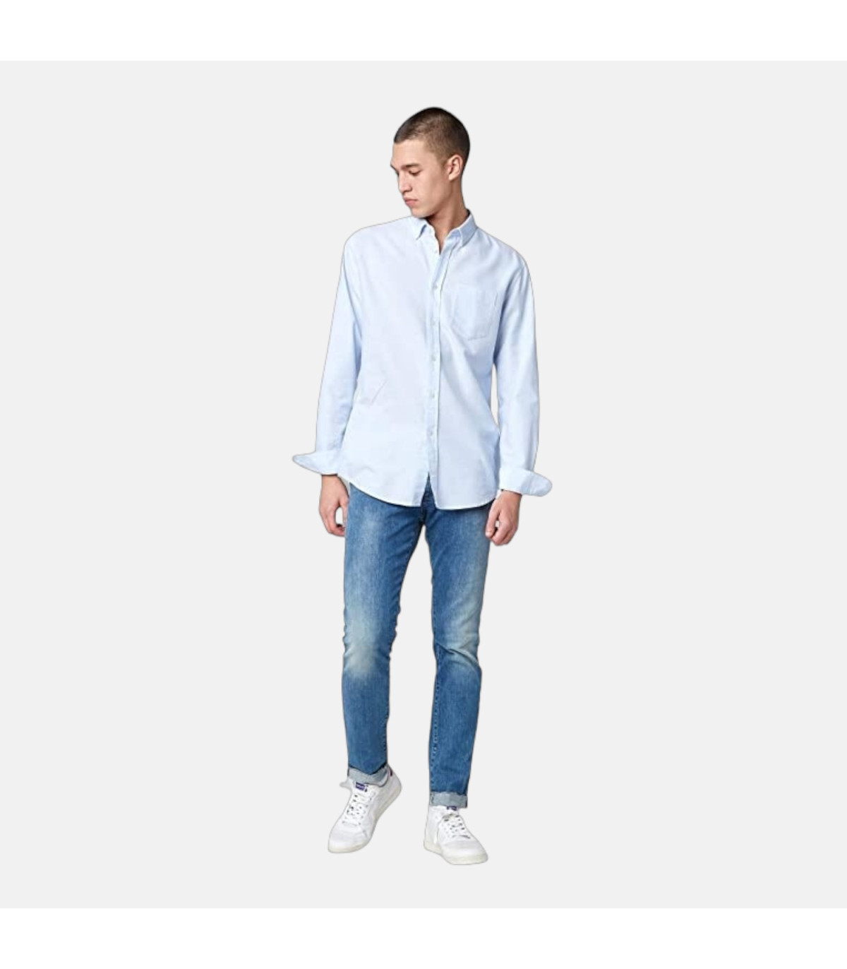 Gas Uomo Camicia Manica lunga