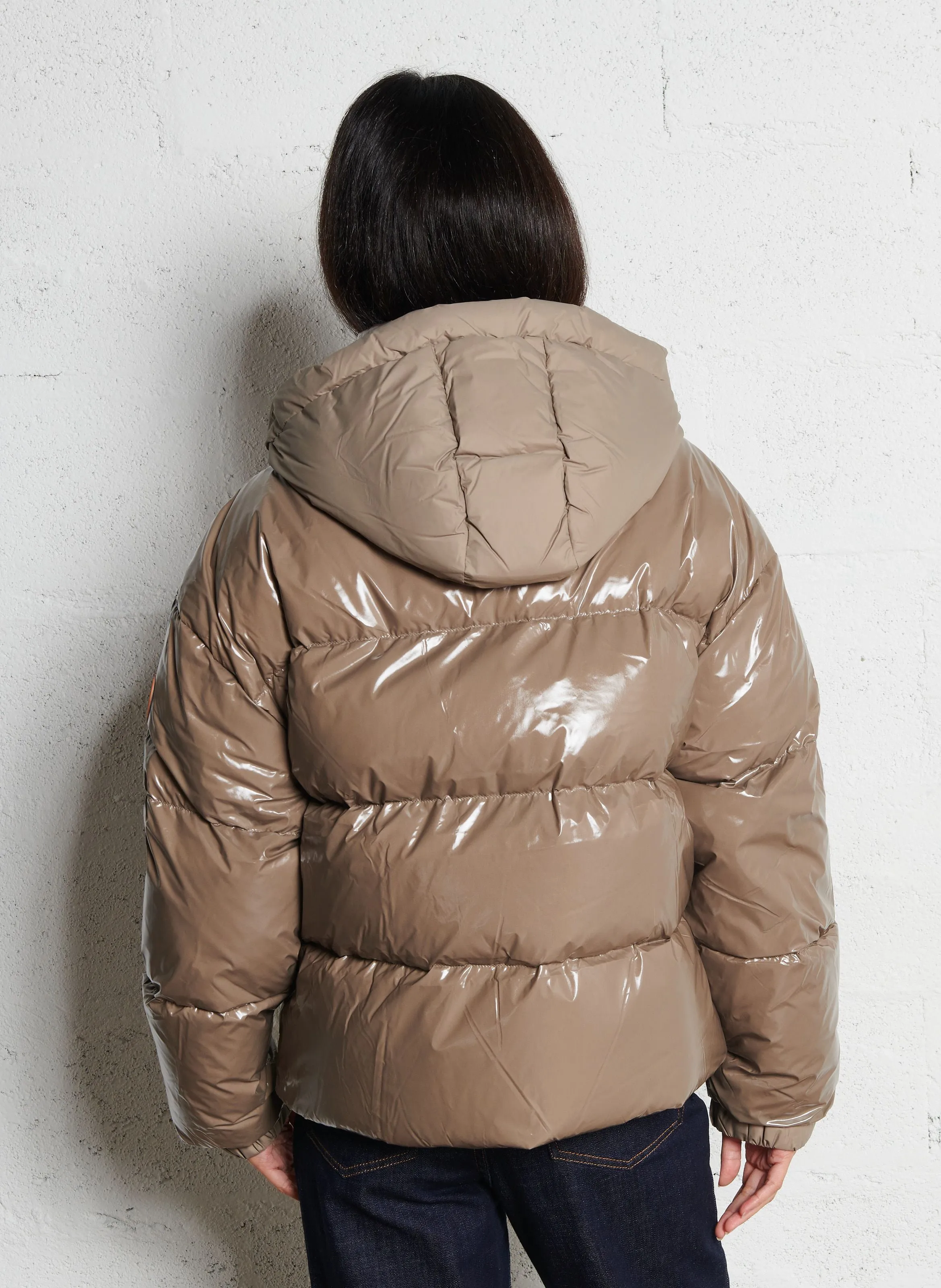 GERTRUDE   LILIBRIGHT - Piumino a collo alto | Beige
