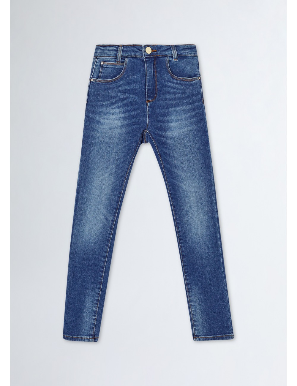 GF3140 JEANS STRETCH LIU JO GIRL PANTALONE DENIM BAMBINA PANTALONI SLIM KID