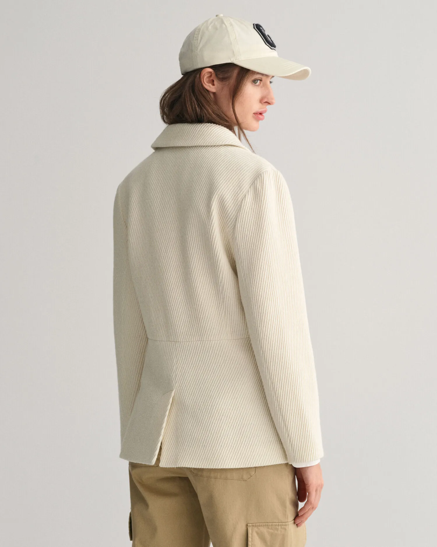 Giacca blazer testurizzata con vestibilità slim    
