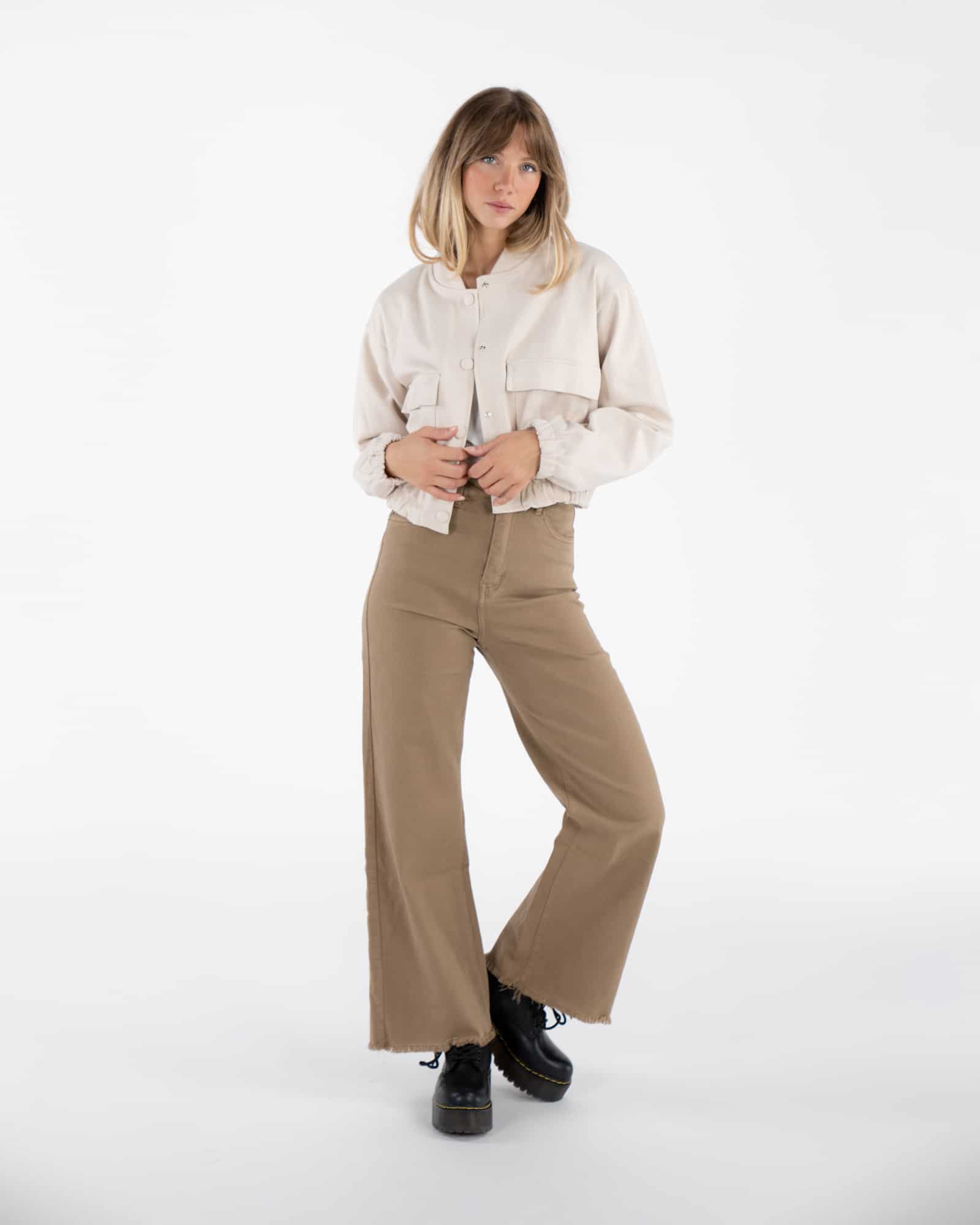 Giacca bomber - PANNA