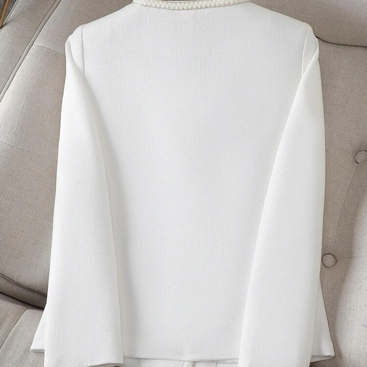 Giacca casual da donna Giacca da donna a maniche lunghe con scollo a O femminile per l'autunno inverno