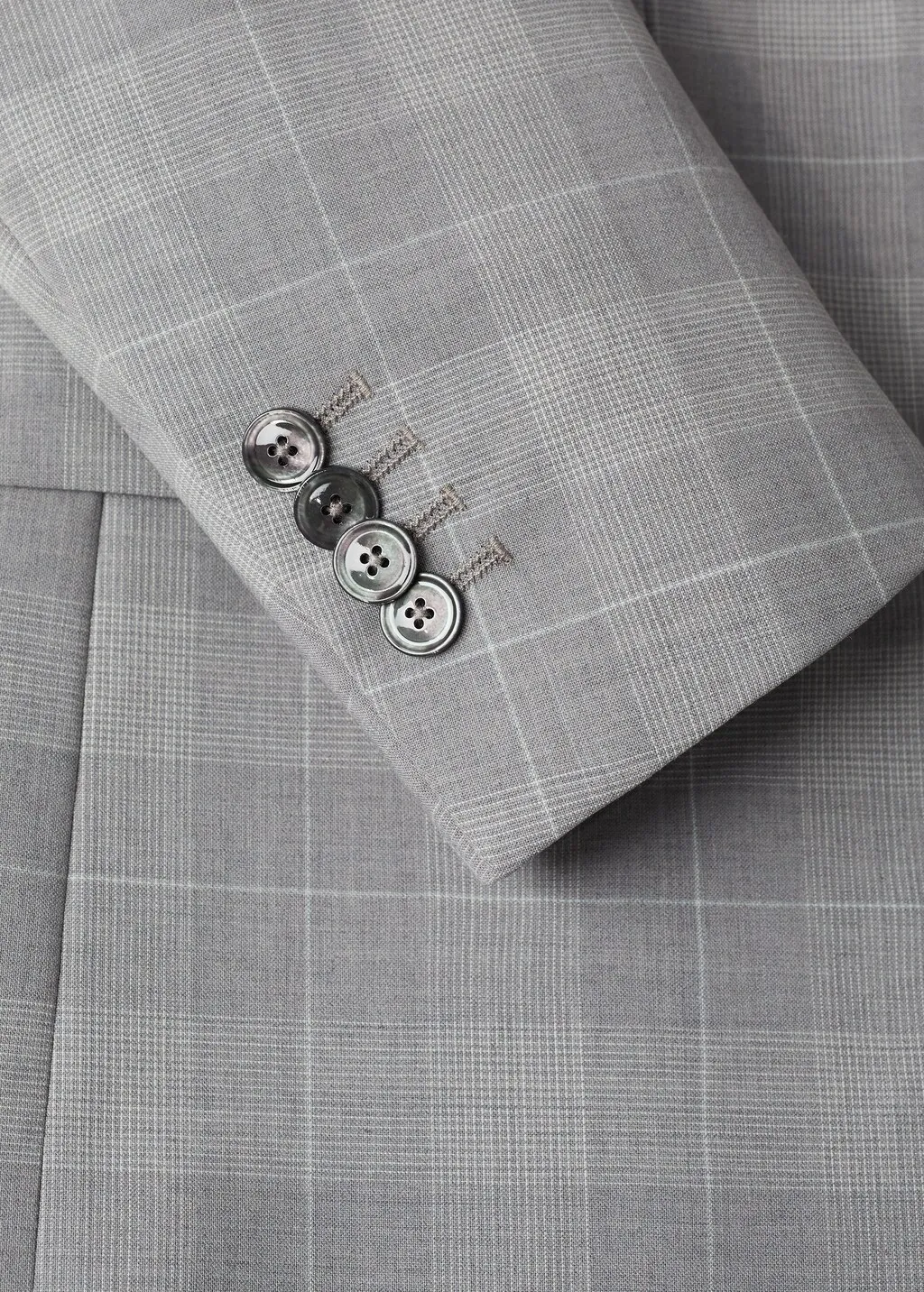 Giacca completo slim fit lana quadri