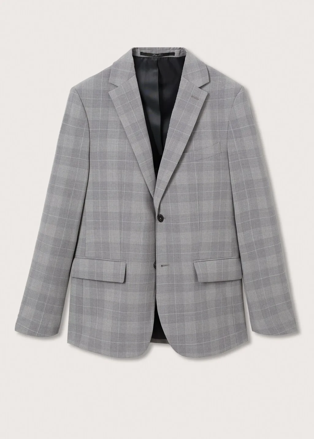 Giacca completo slim fit lana quadri