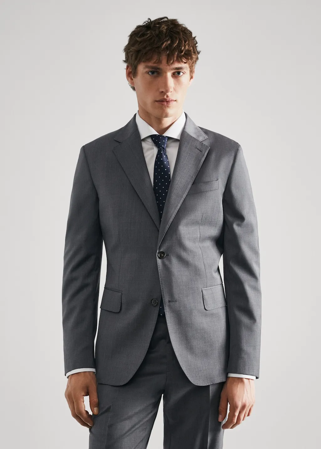 Giacca completo slim fit lana vergine