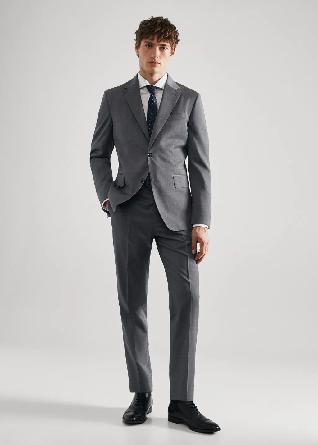 Giacca completo slim fit lana vergine