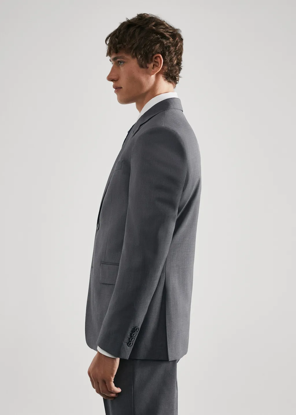 Giacca completo slim fit lana vergine