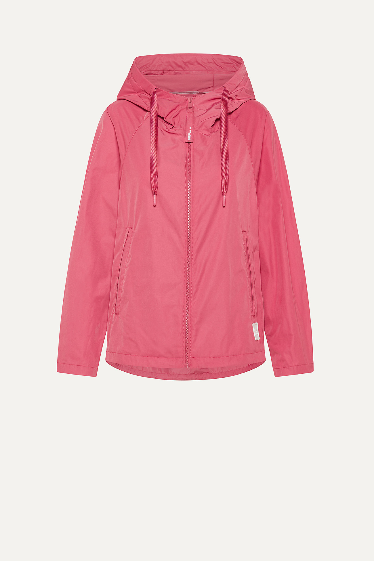 GIACCA CORTA IN NYLON MEMORY CON ARRICIO SULLA SCHIENA 9139 - ROSA ANTICO