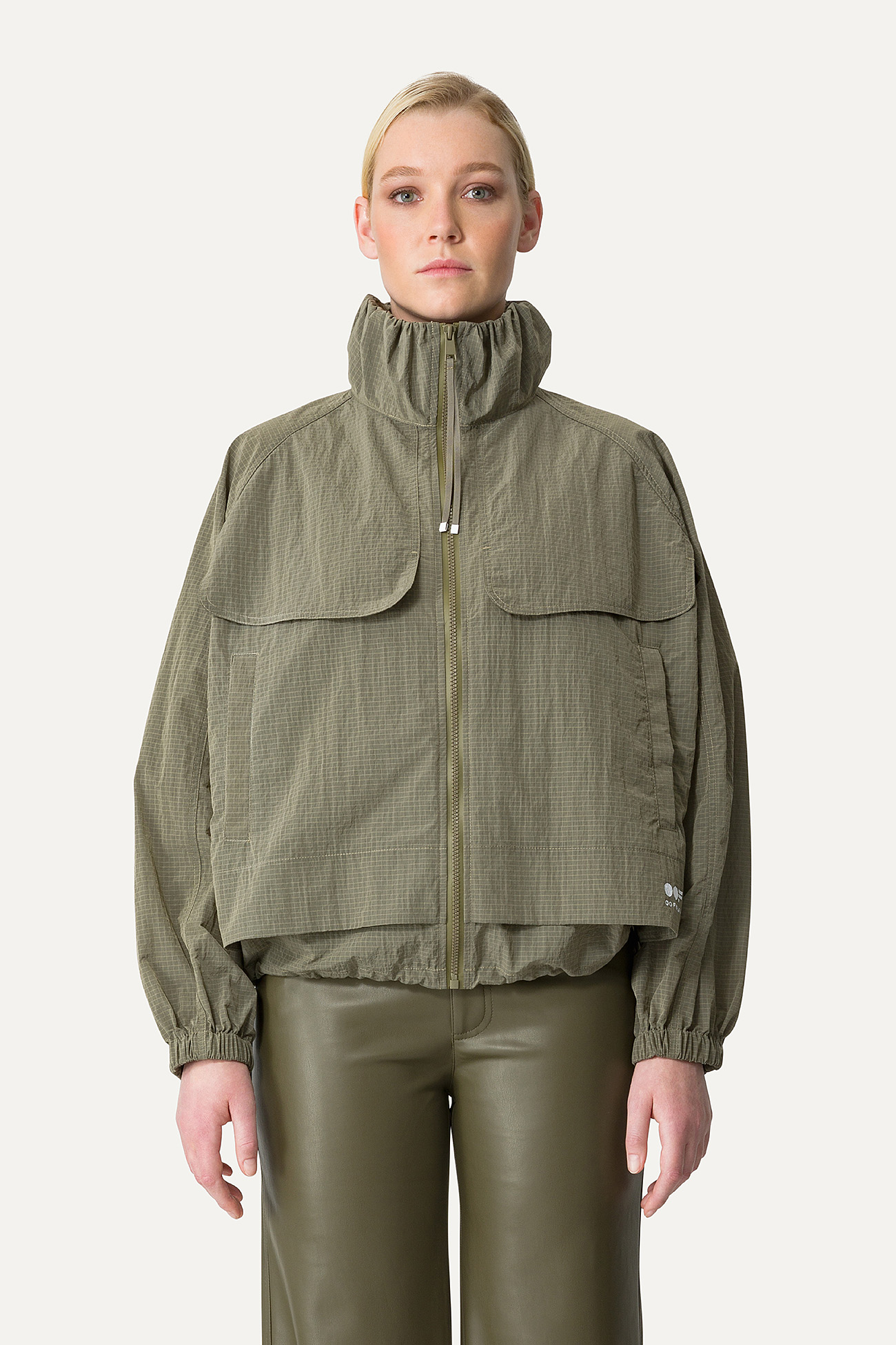 GIACCA CORTA IN NYLON RIPSTOP 9217 - ARMY