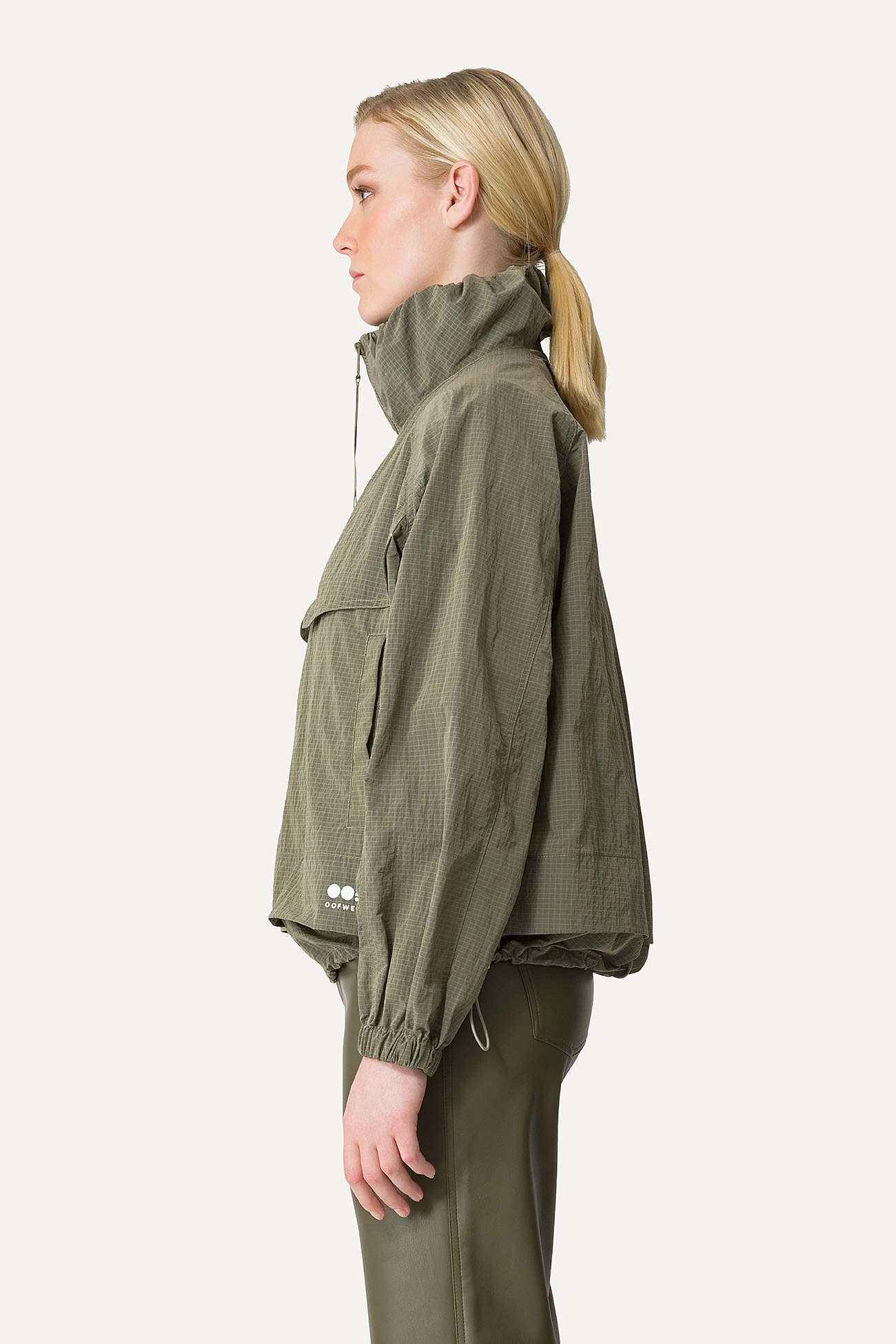 GIACCA CORTA IN NYLON RIPSTOP 9217 - ARMY