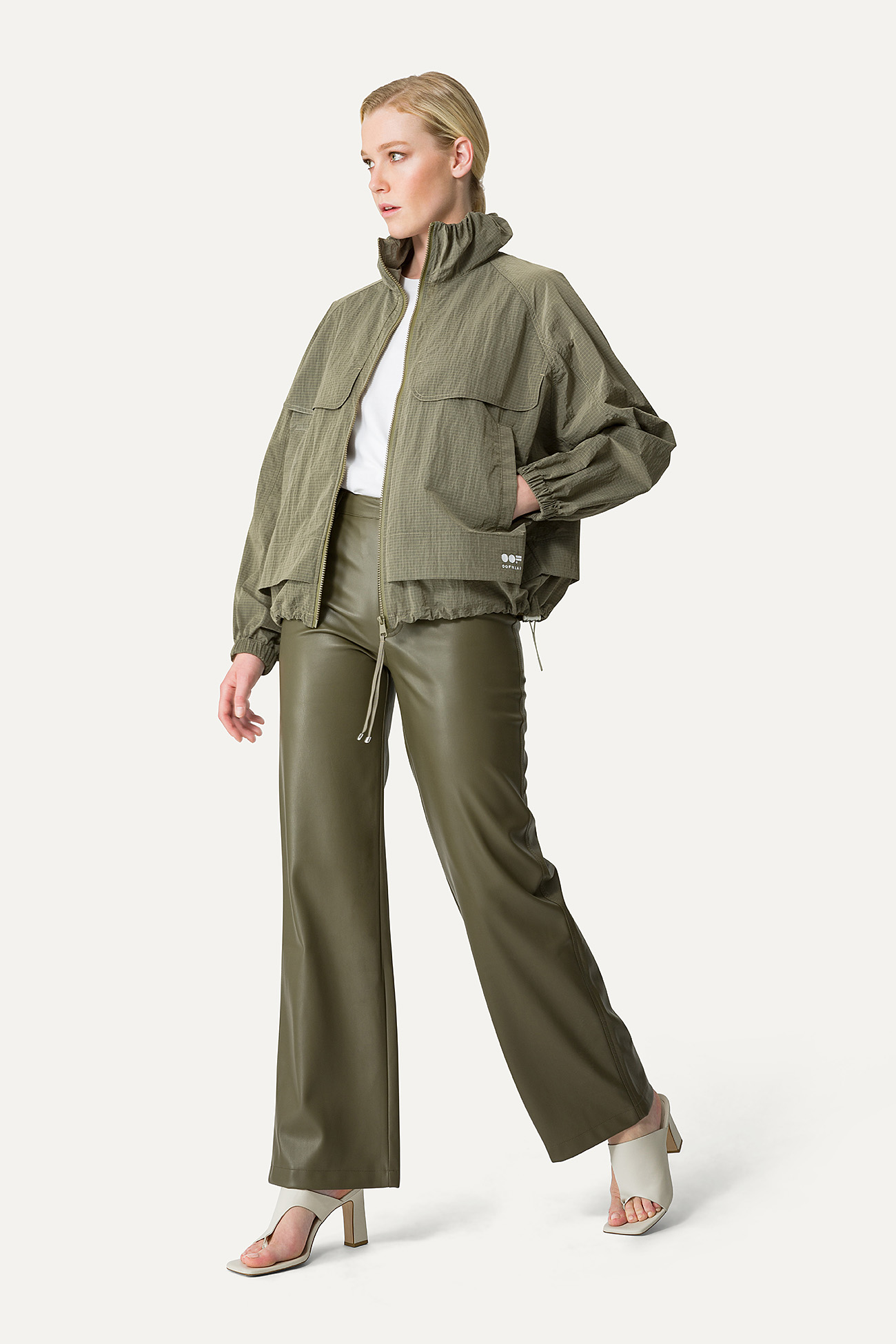 GIACCA CORTA IN NYLON RIPSTOP 9217 - ARMY