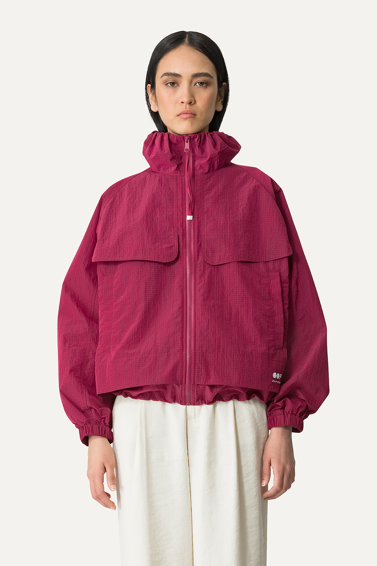 GIACCA CORTA IN NYLON RIPSTOP 9217 - BURGUNDI