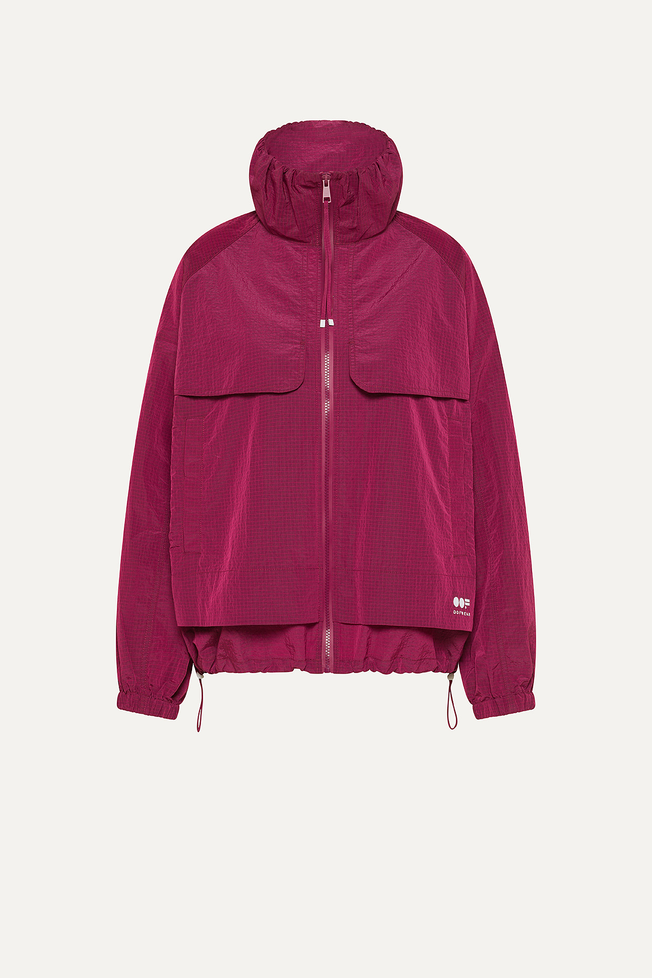 GIACCA CORTA IN NYLON RIPSTOP 9217 - BURGUNDI