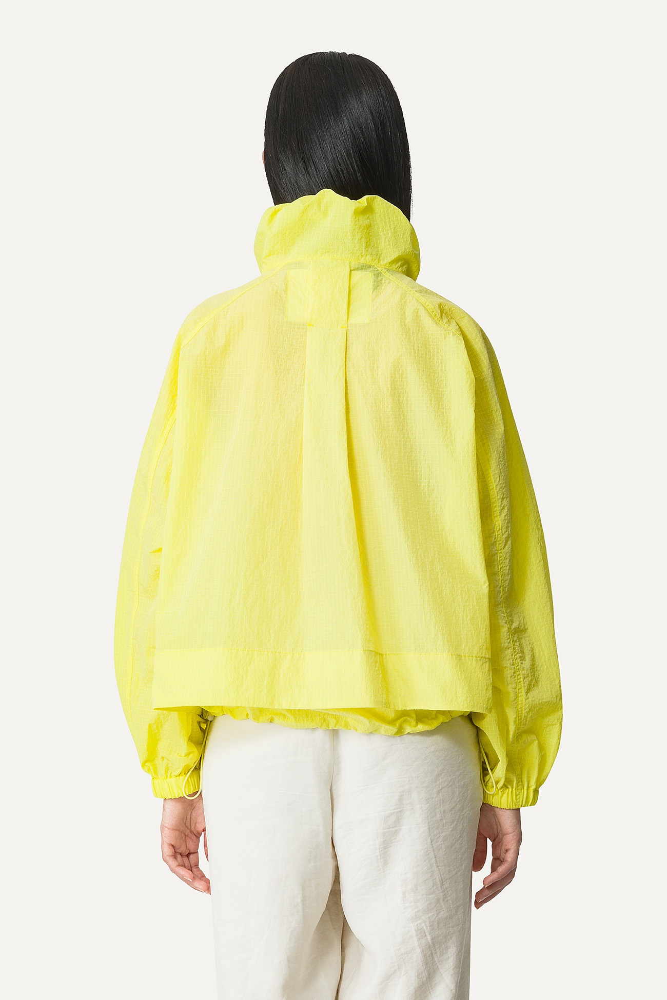 GIACCA CORTA IN NYLON RIPSTOP 9217 - LIME