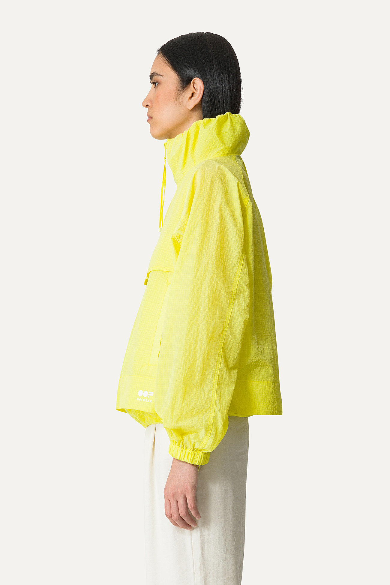 GIACCA CORTA IN NYLON RIPSTOP 9217 - LIME