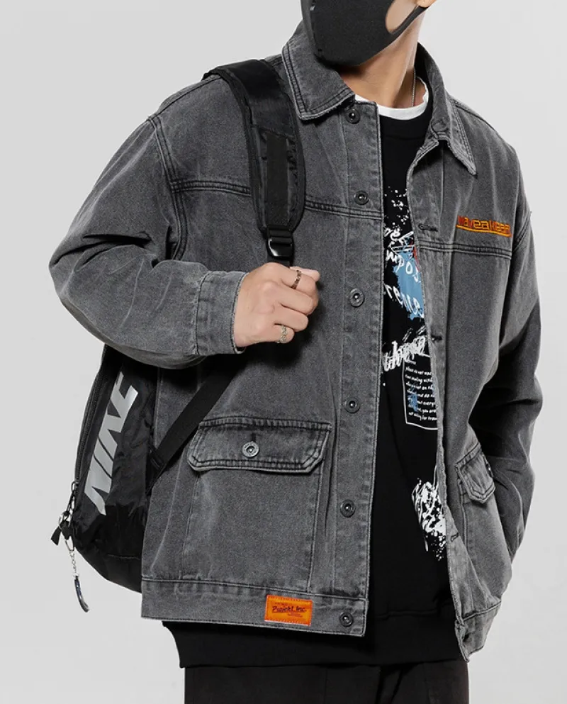 Giacca da uomo in lana casual con collo a revers Fahion