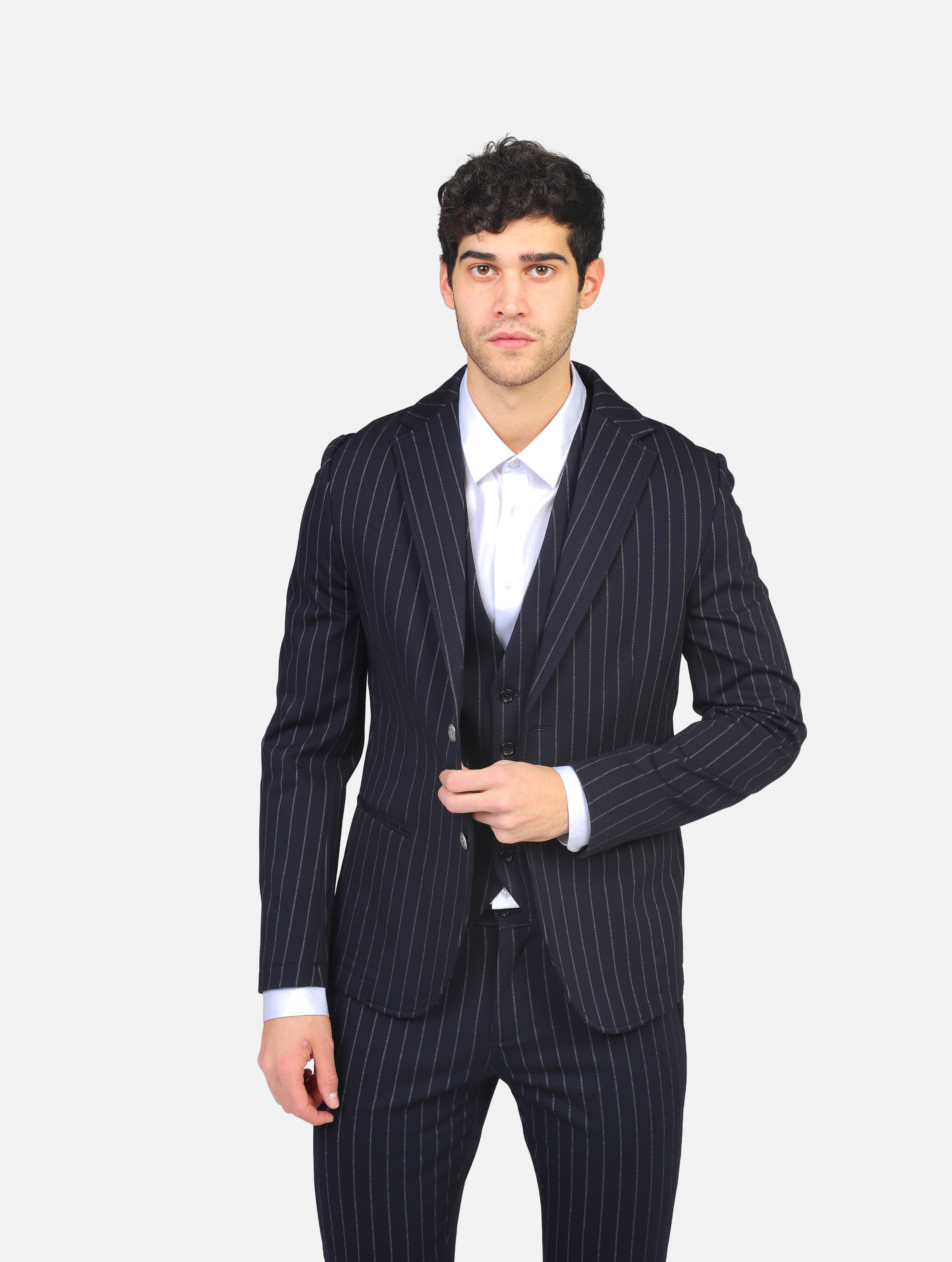 giacca DANIELE ALESSANDRINI - G3226N11314307BLU 123