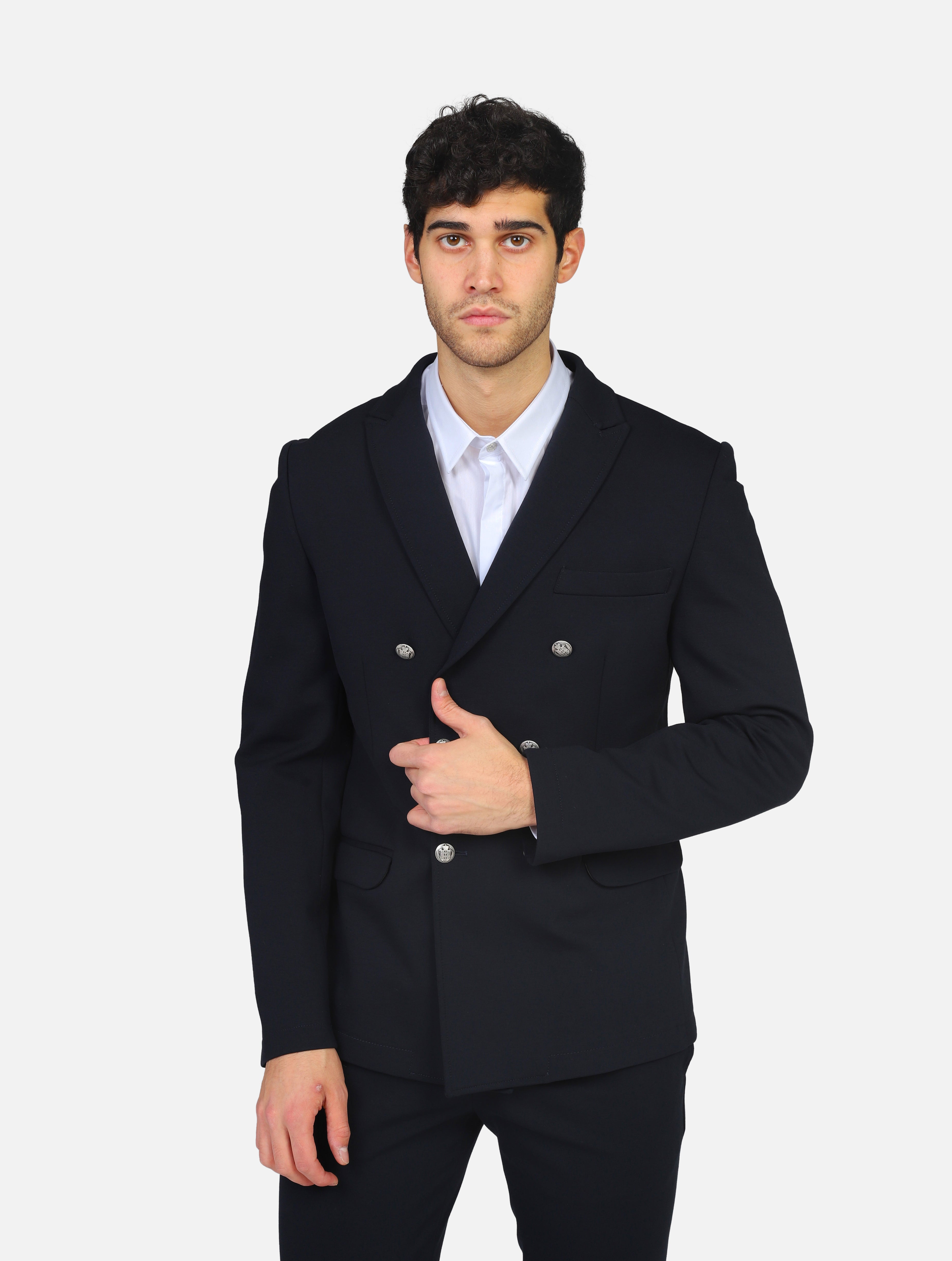 giacca DANIELE ALESSANDRINI - G3362N9874307NAVY